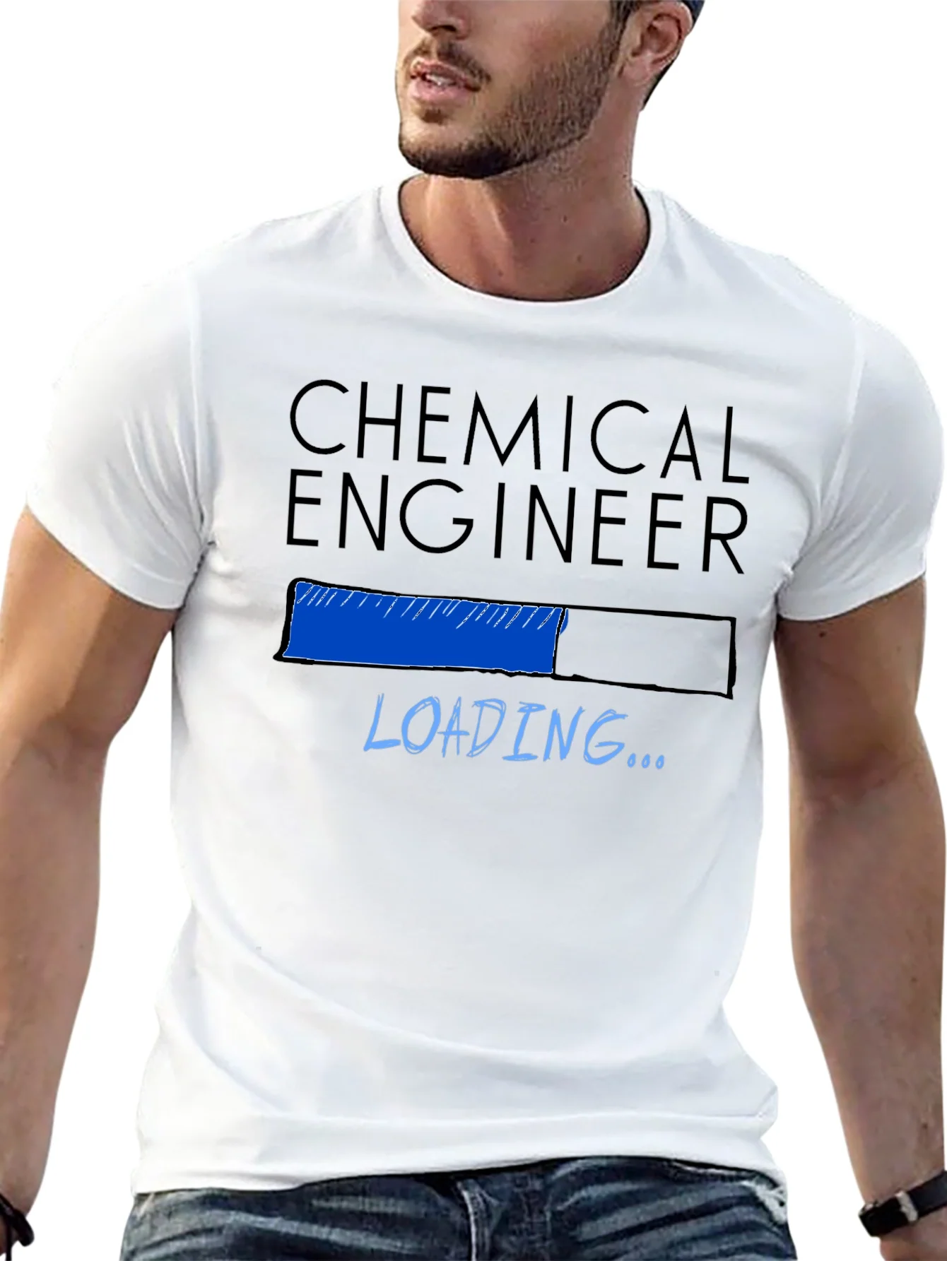 Rebbecca Chemical Engineer Loading T-Shirt - Black