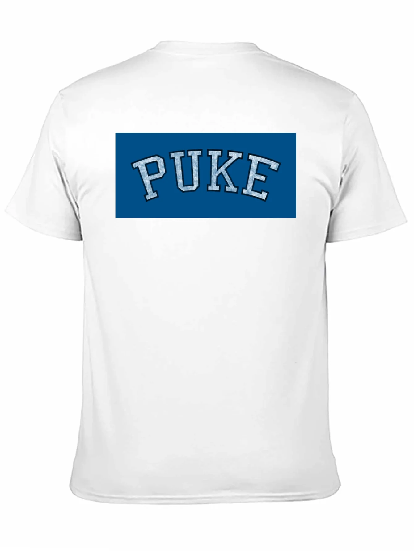 Camiseta Negra PUKE Estilo Universitario