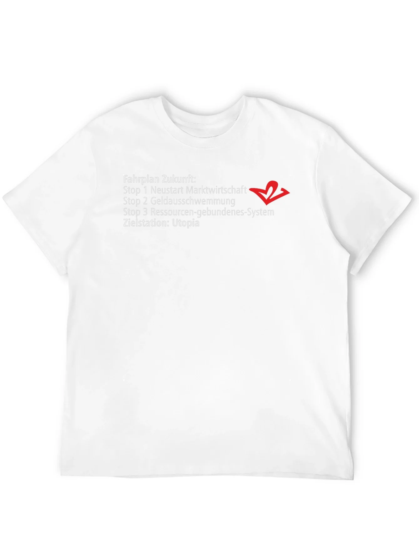 Rebbecca Fahrplan Zukunft Utopia Graphic T-Shirt
