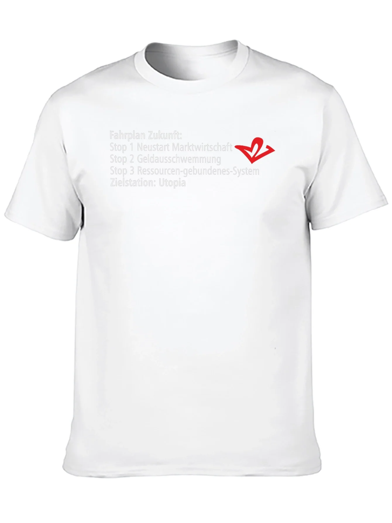 Rebbecca Fahrplan Zukunft Utopia Graphic T-Shirt