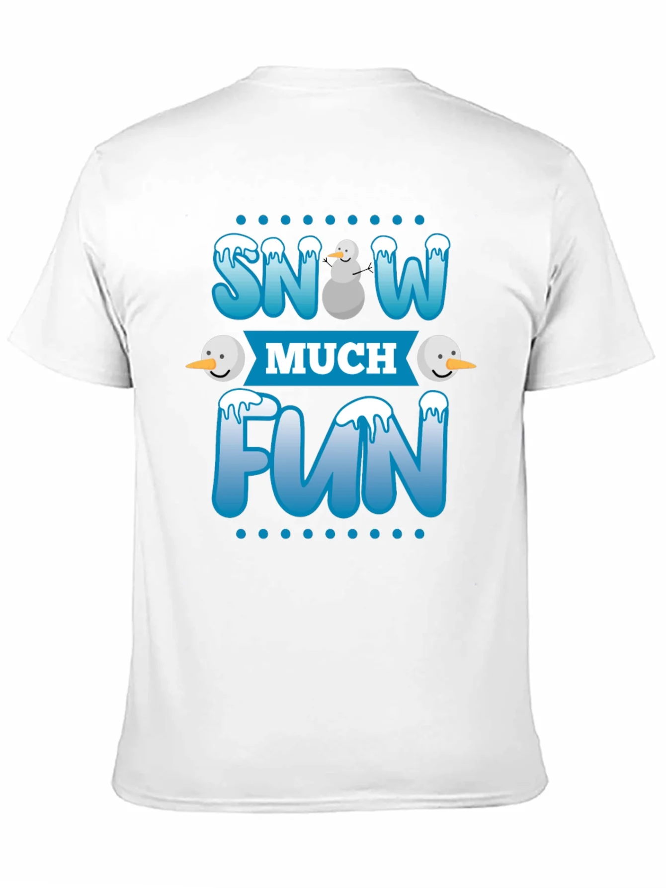 Camiseta Negra Divertida de Invierno