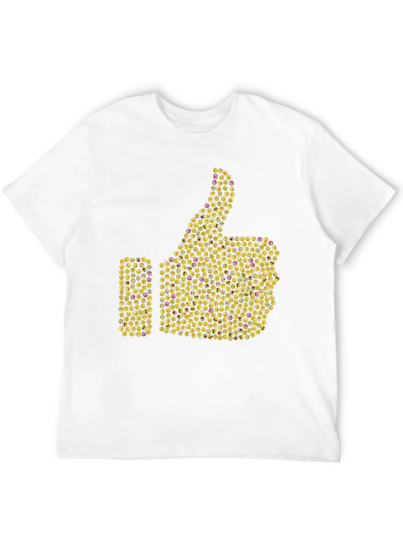 Rebbecca Emoji Thumbs Up Graphic T-Shirt - Black