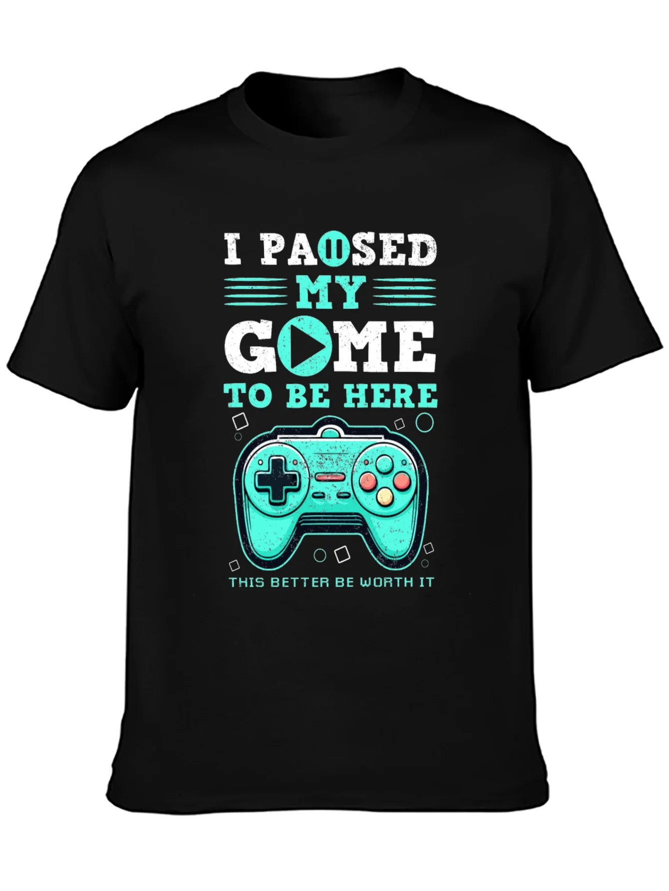 Rebbecca I Paused My Game T-Shirt - Gamer Tee