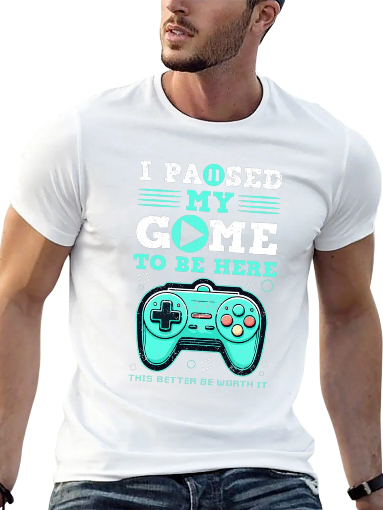 Rebbecca I Paused My Game T-Shirt - Gamer Tee