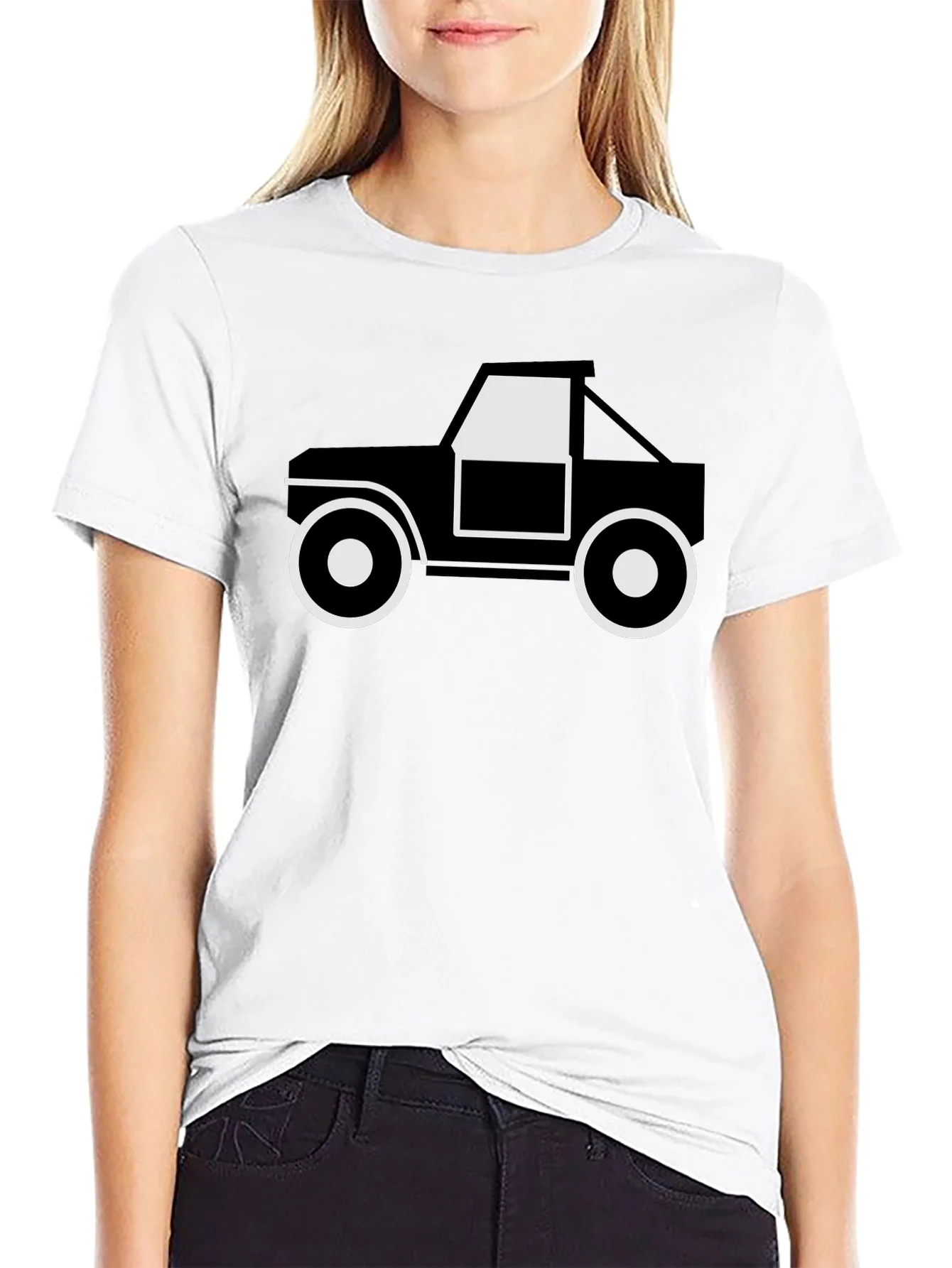 Rebbecca Black Graphic Tee - Off-Road Truck Design