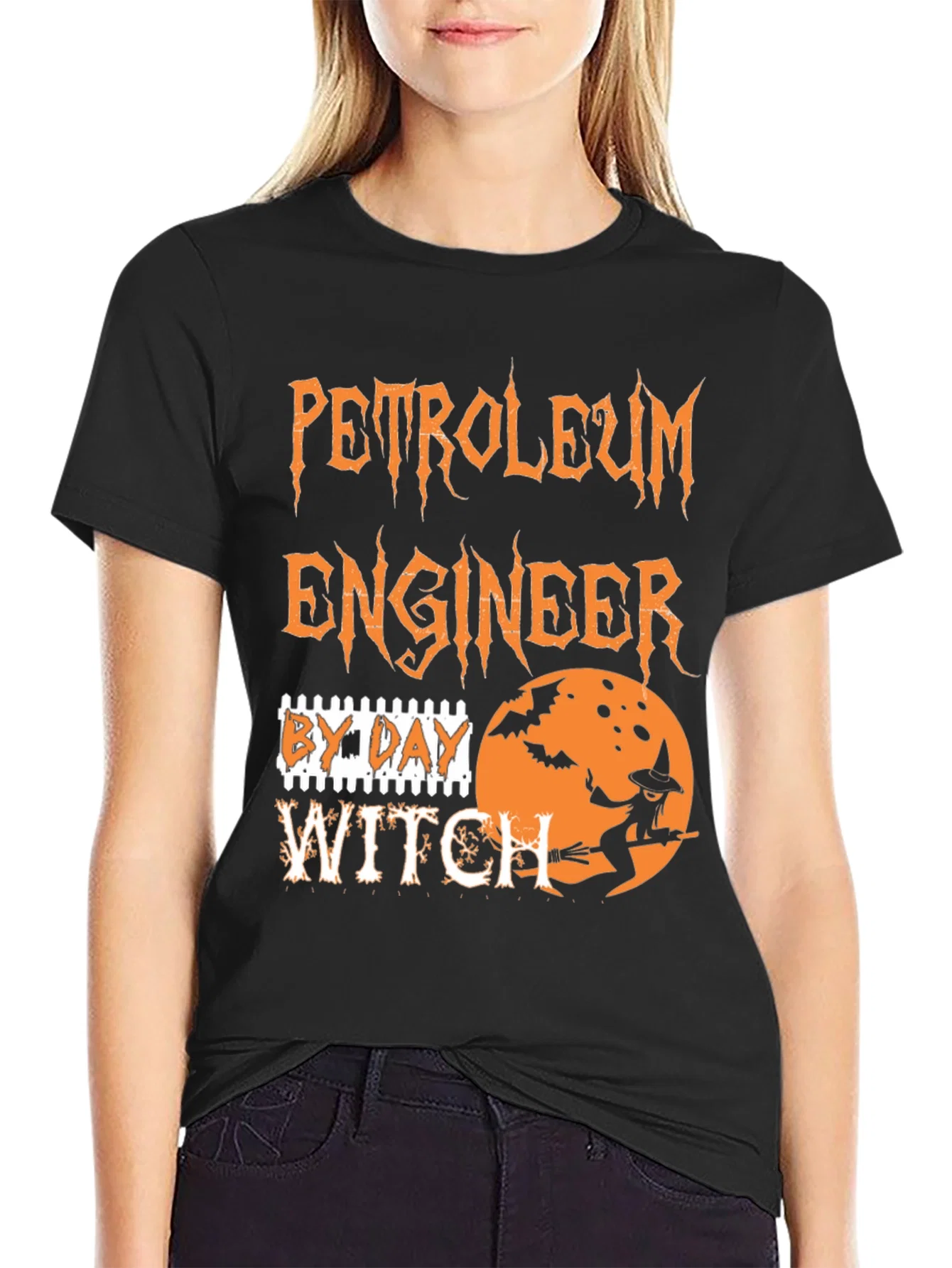Rebbecca Petroleum Engineer By Day Witch T-Shirt