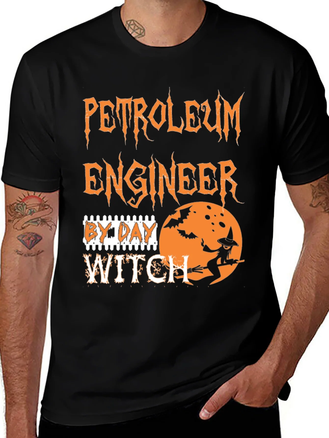 Rebbecca Petroleum Engineer By Day Witch T-Shirt