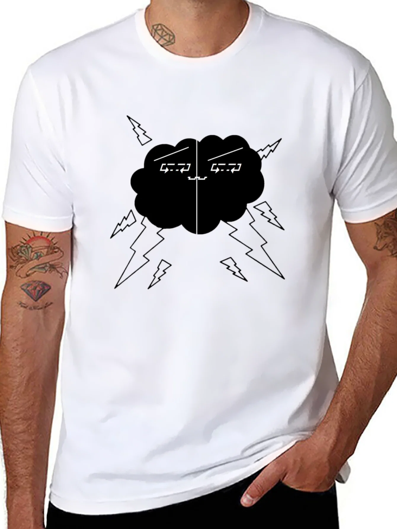 Rebbecca Electric Storm Cloud Graphic Tee