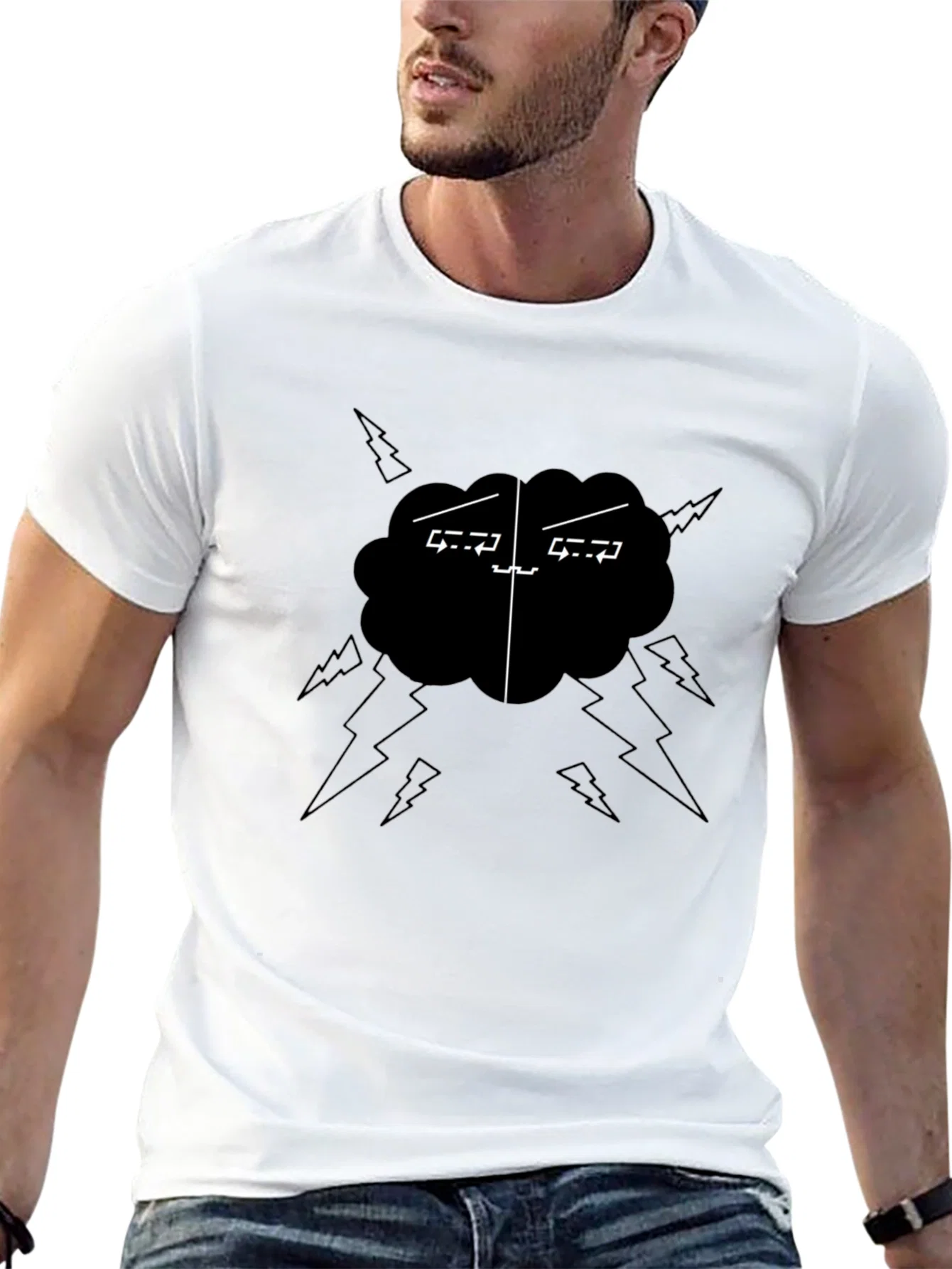 Rebbecca Electric Storm Cloud Graphic Tee