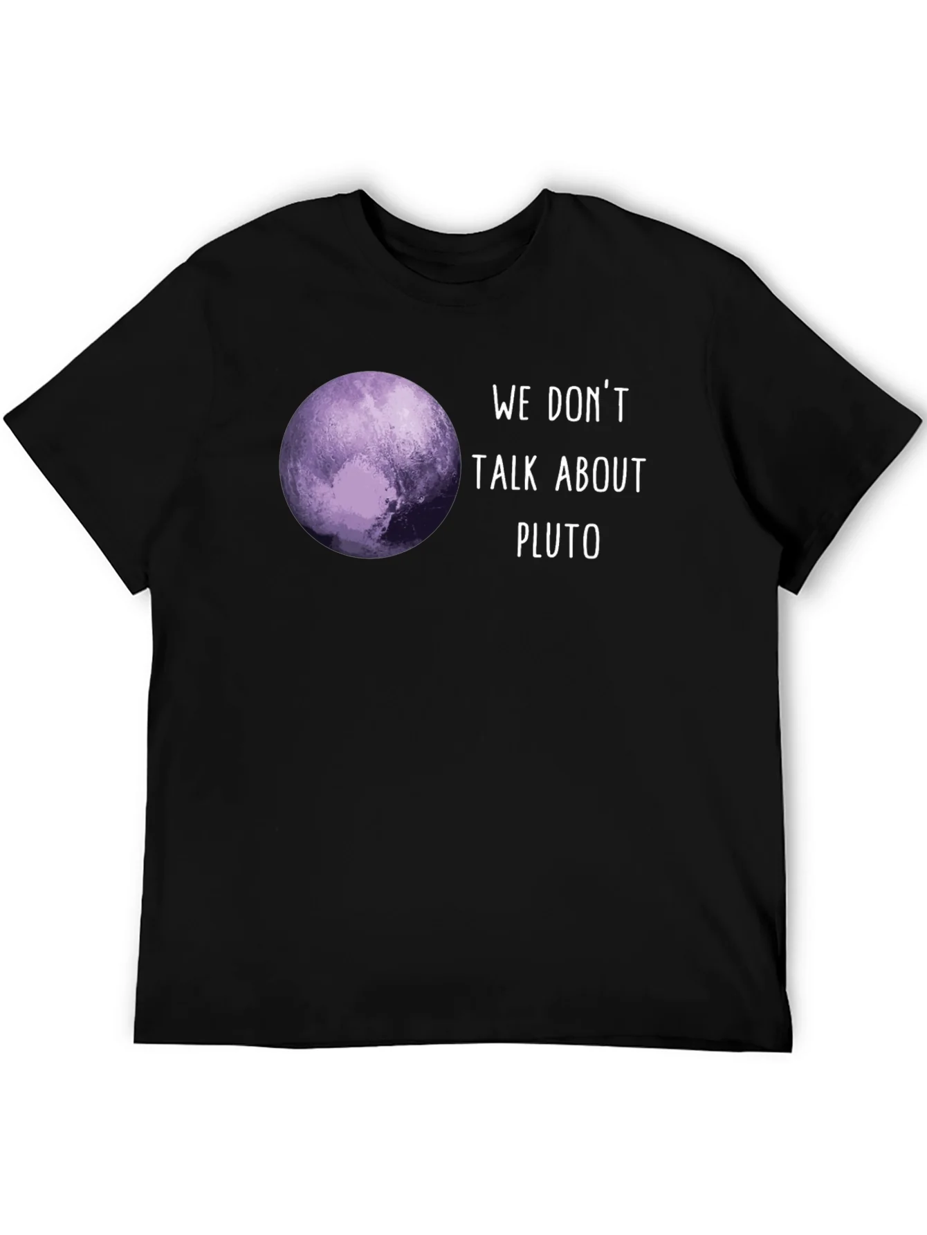 Camiseta Negra: No Hablamos de Plut¨®n