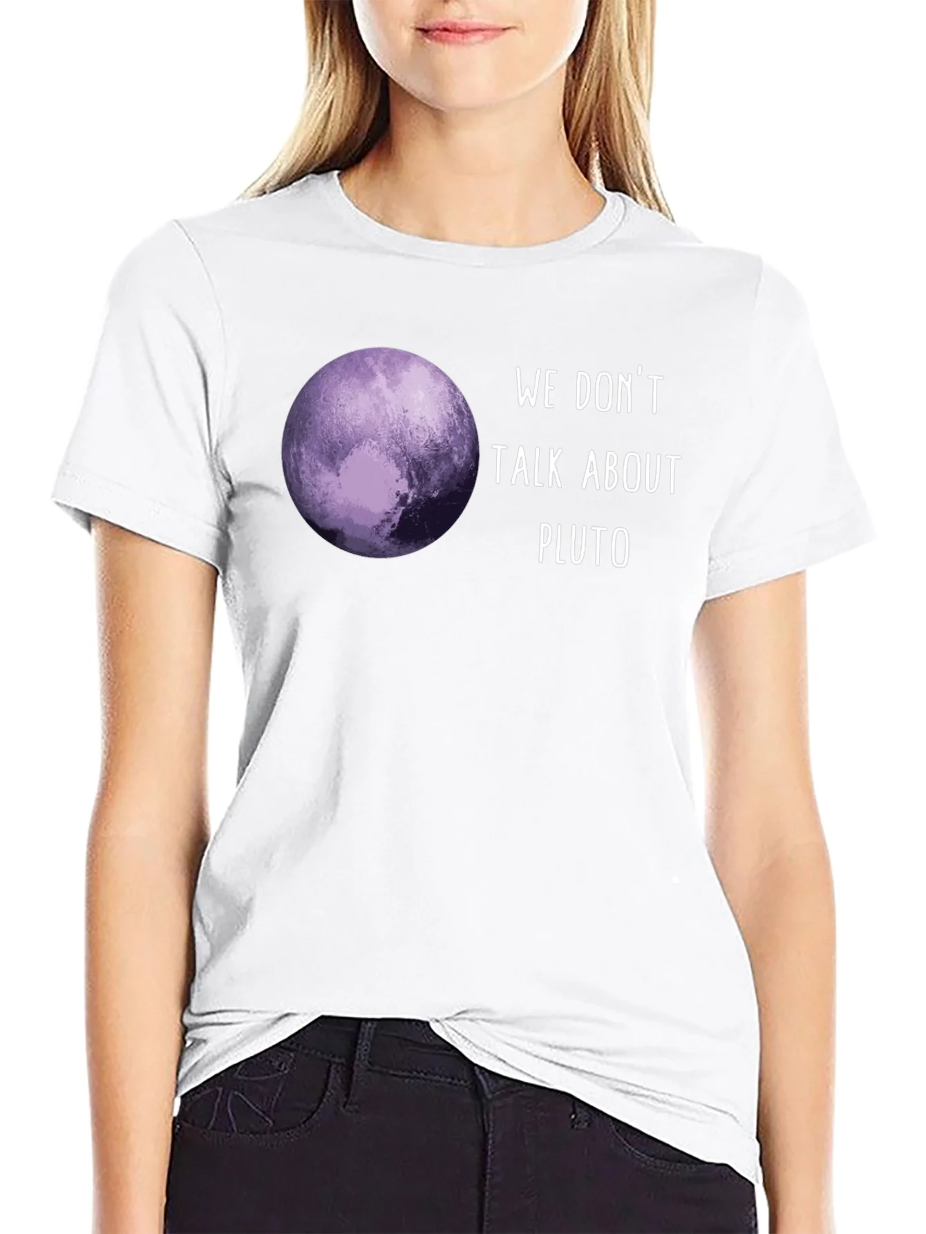 Camiseta Negra: No Hablamos de Plut¨®n