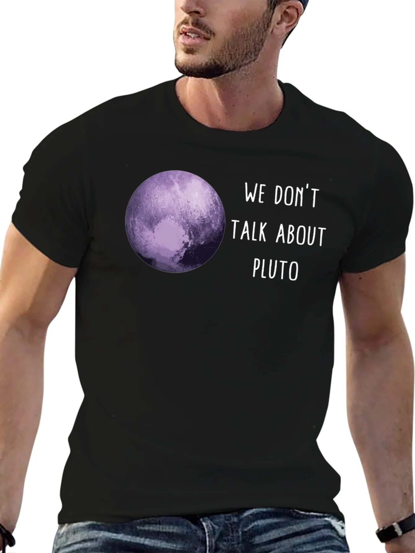 Camiseta Negra: No Hablamos de Plut¨®n