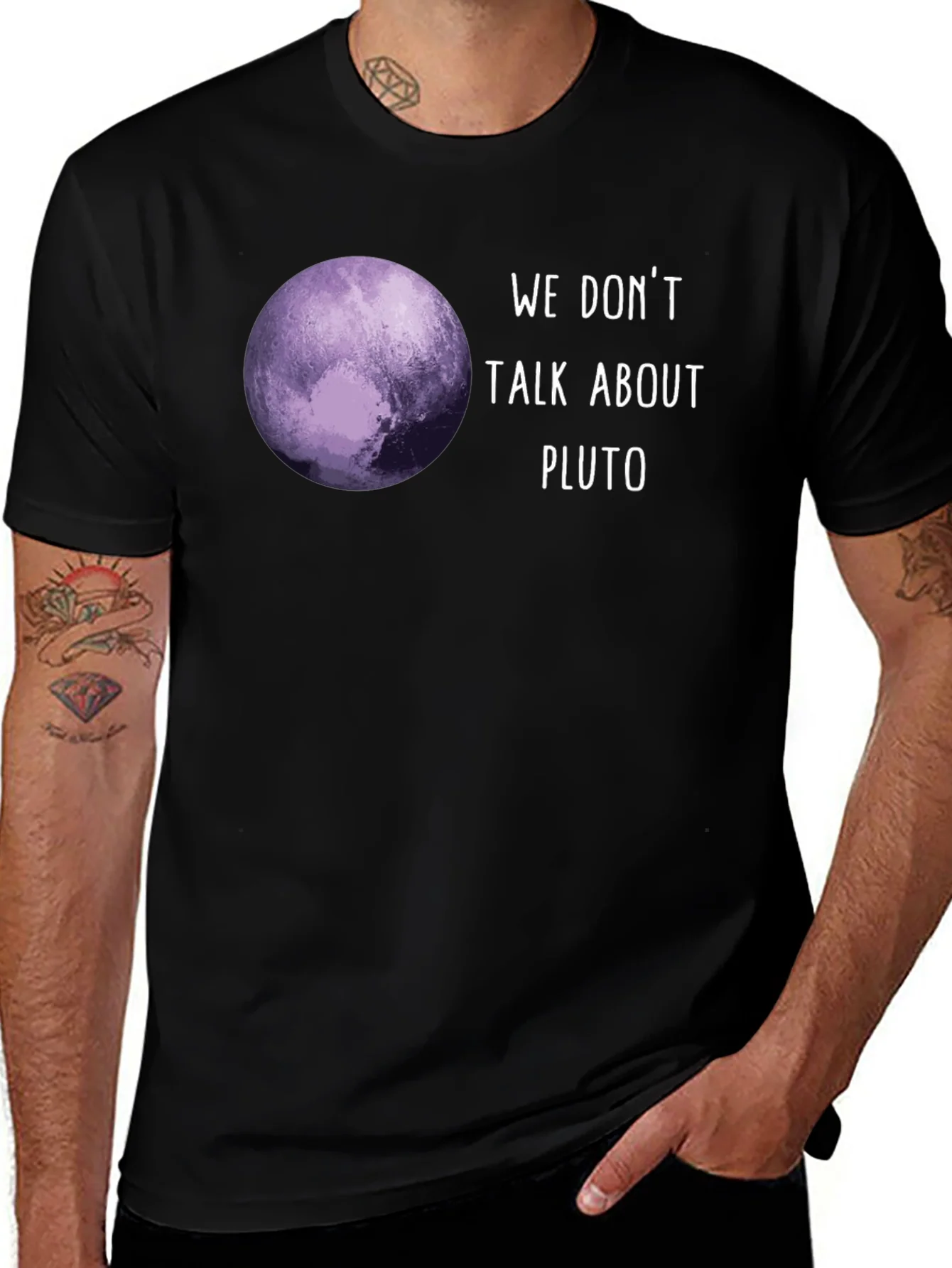 Camiseta Negra: No Hablamos de Plut¨®n