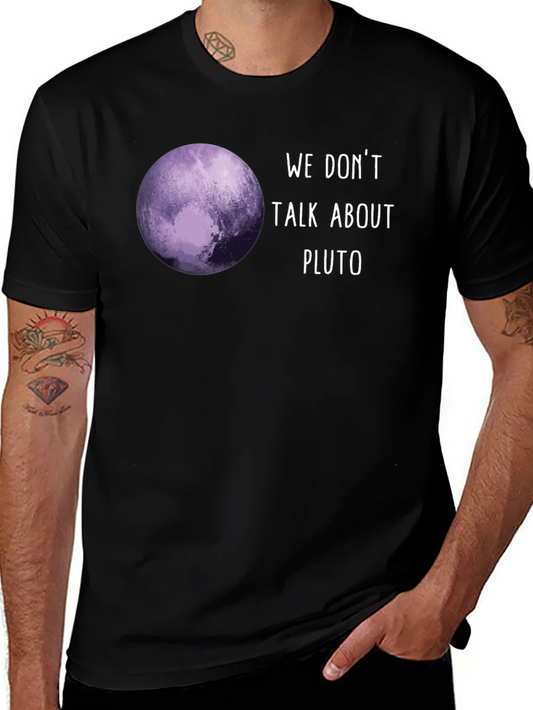 Camiseta Negra: No Hablamos de Plut¨®n
