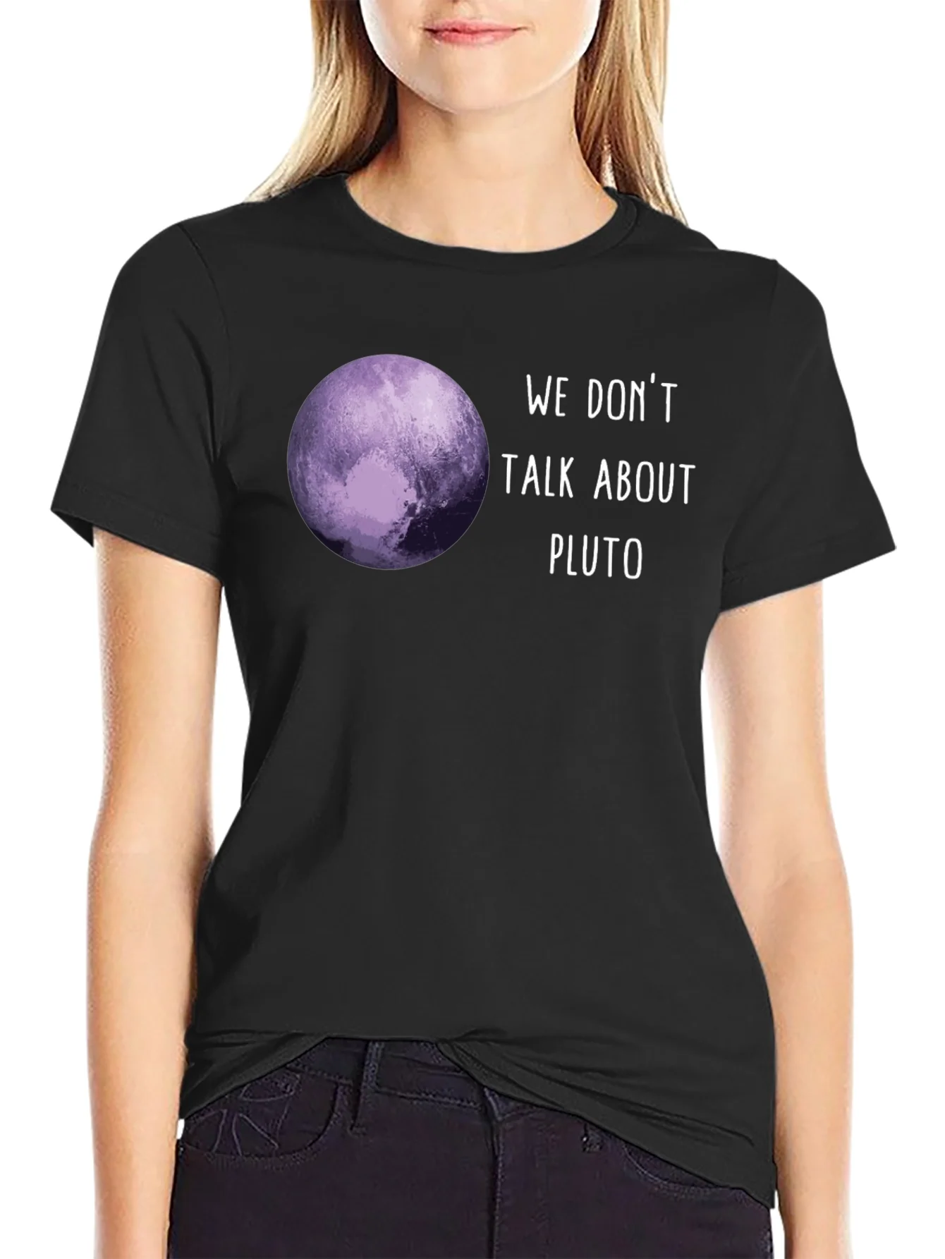 Camiseta Negra: No Hablamos de Plut¨®n