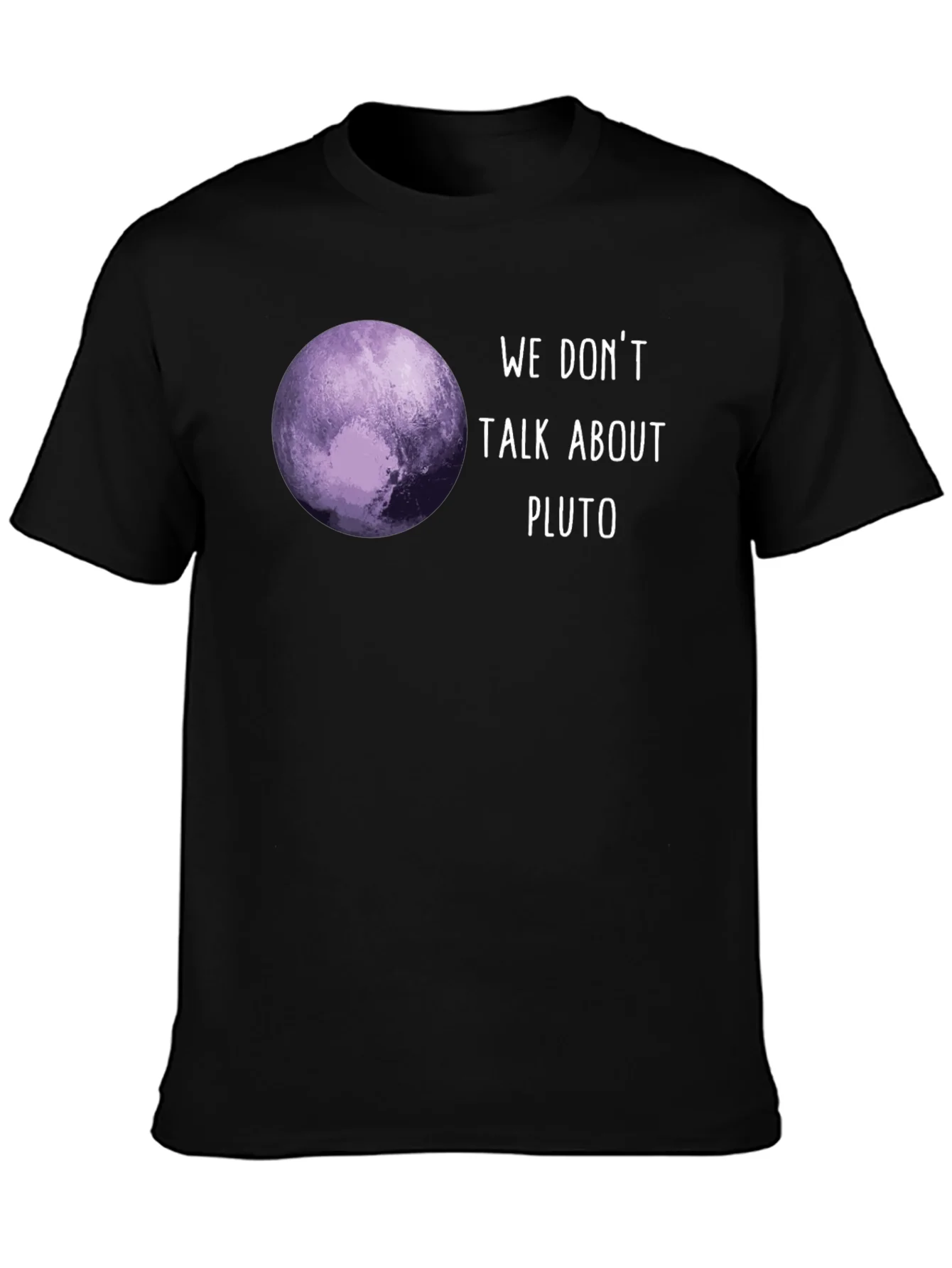 Camiseta Negra: No Hablamos de Plut¨®n
