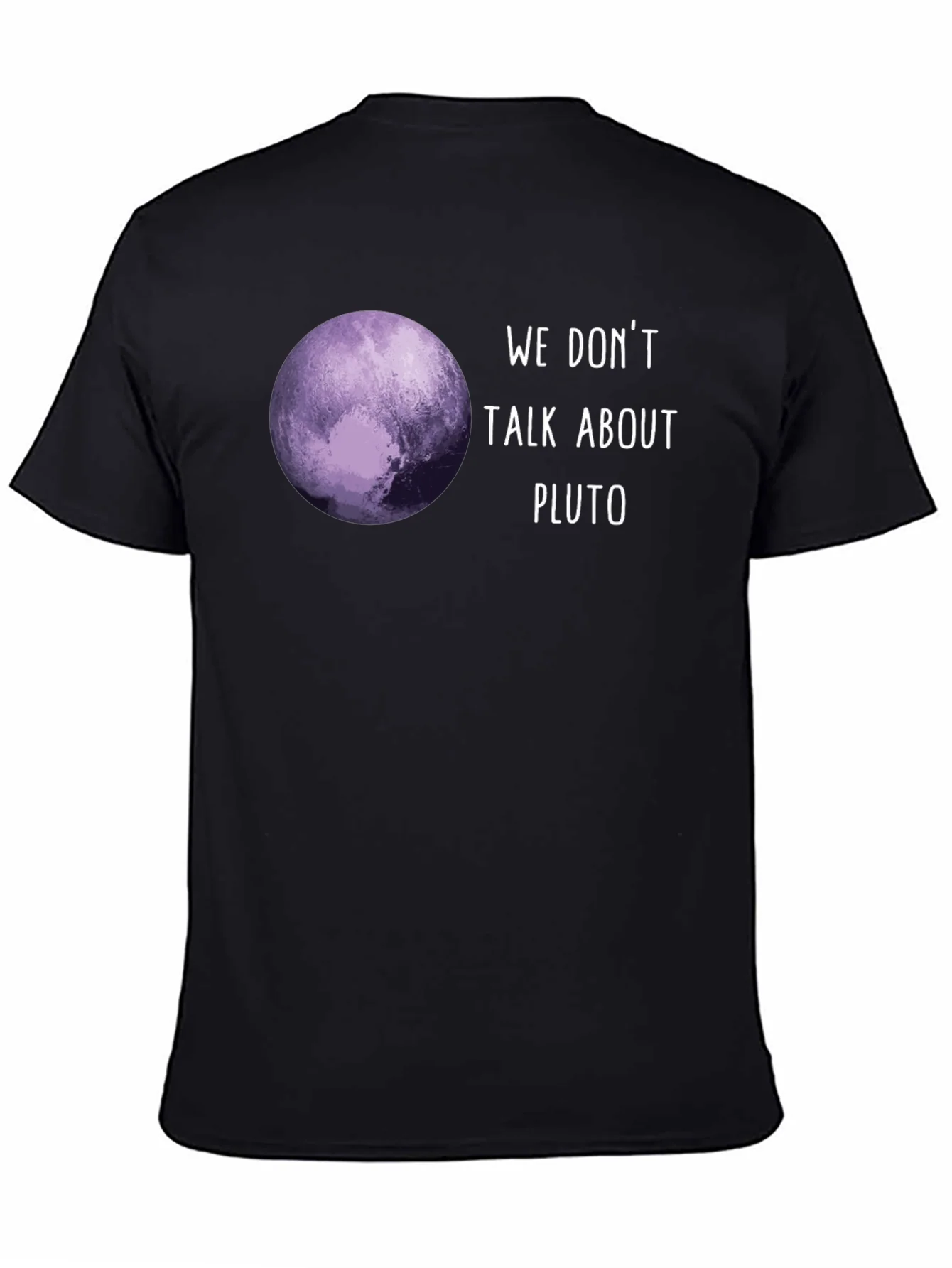 Camiseta Negra: No Hablamos de Plut¨®n