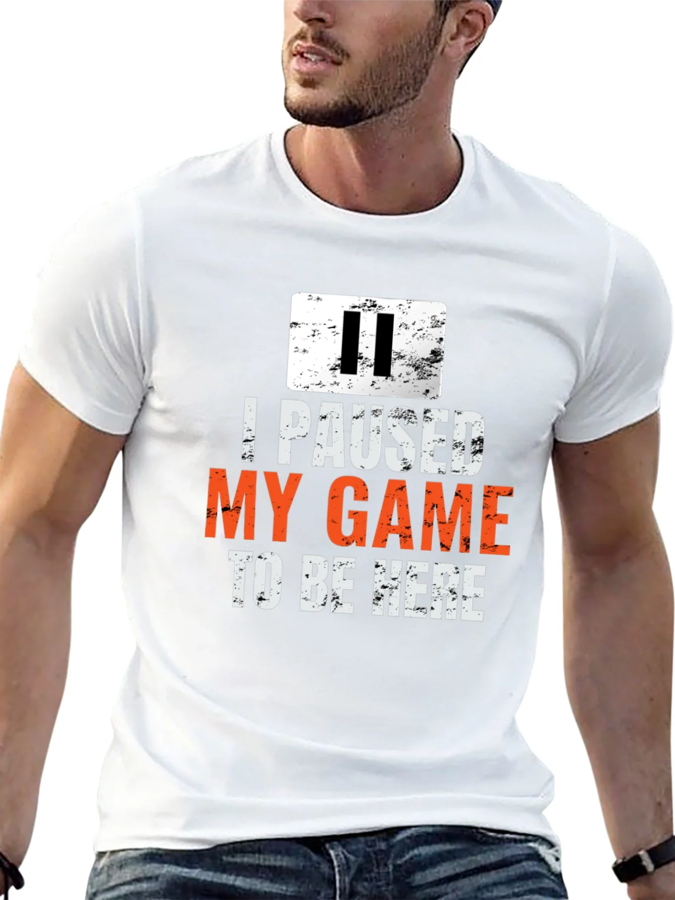 Camiseta Gamer - Paus¨¦ Mi Juego Para Estar Aqu¨ª
