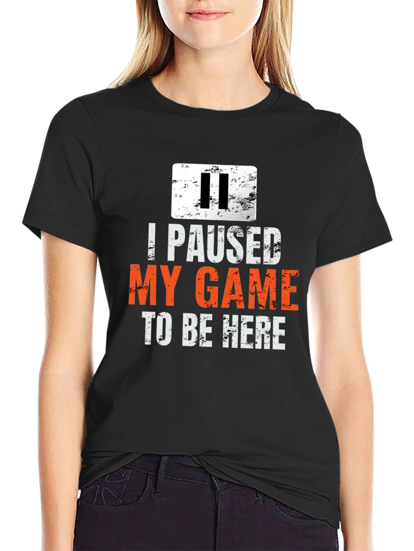 Camiseta Gamer - Paus¨¦ Mi Juego Para Estar Aqu¨ª