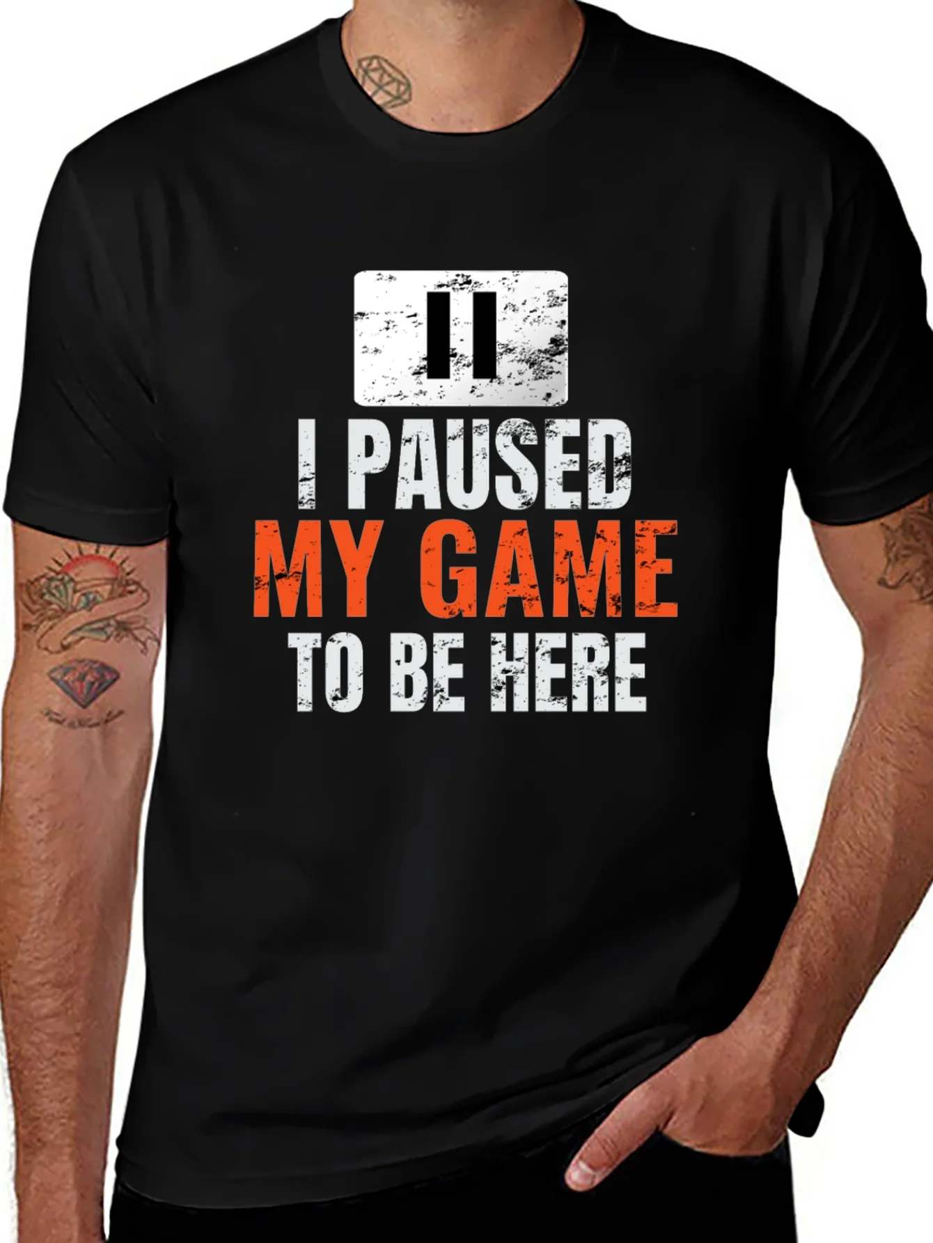 Camiseta Gamer - Paus¨¦ Mi Juego Para Estar Aqu¨ª
