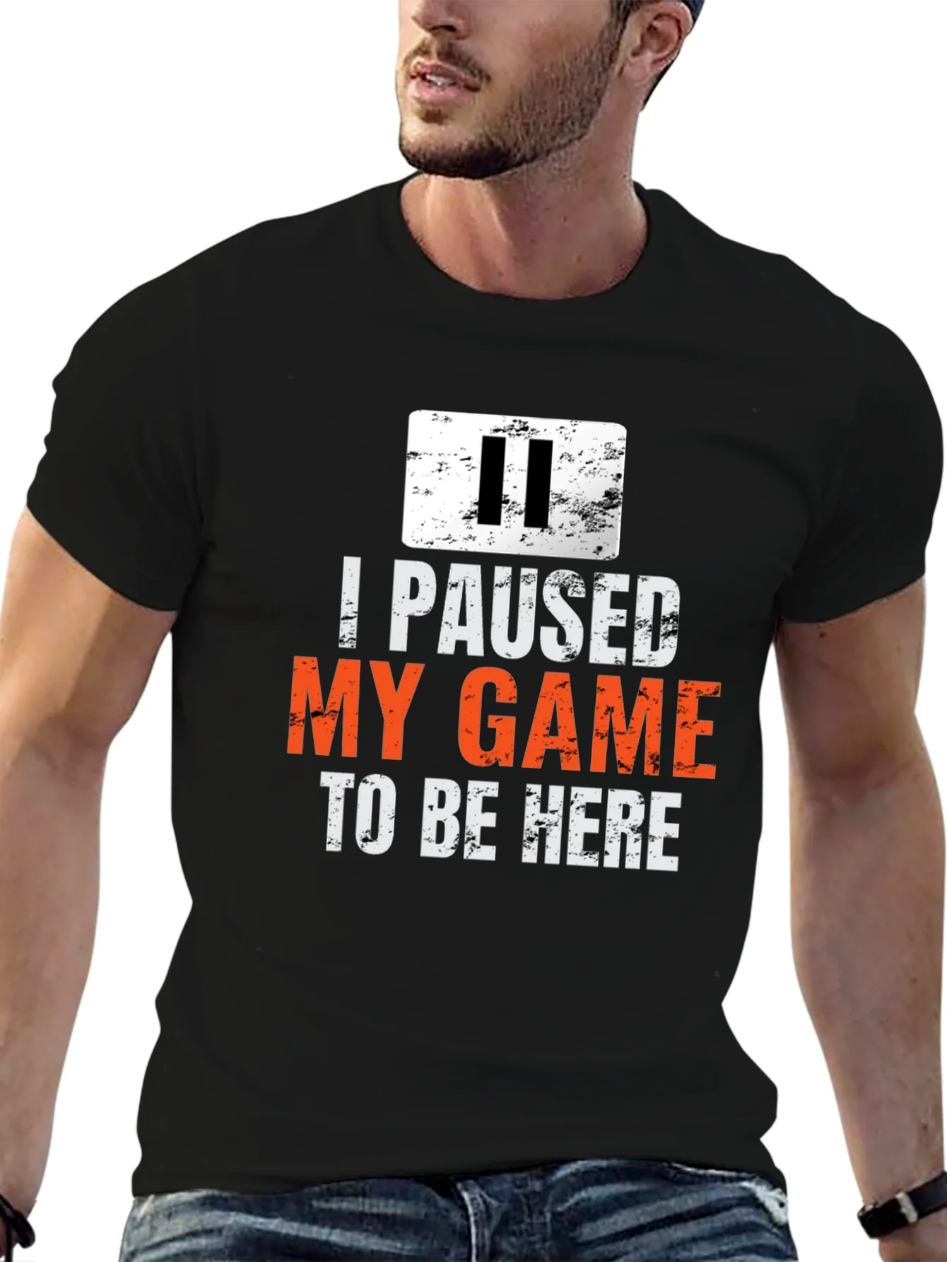 Camiseta Gamer - Paus¨¦ Mi Juego Para Estar Aqu¨ª