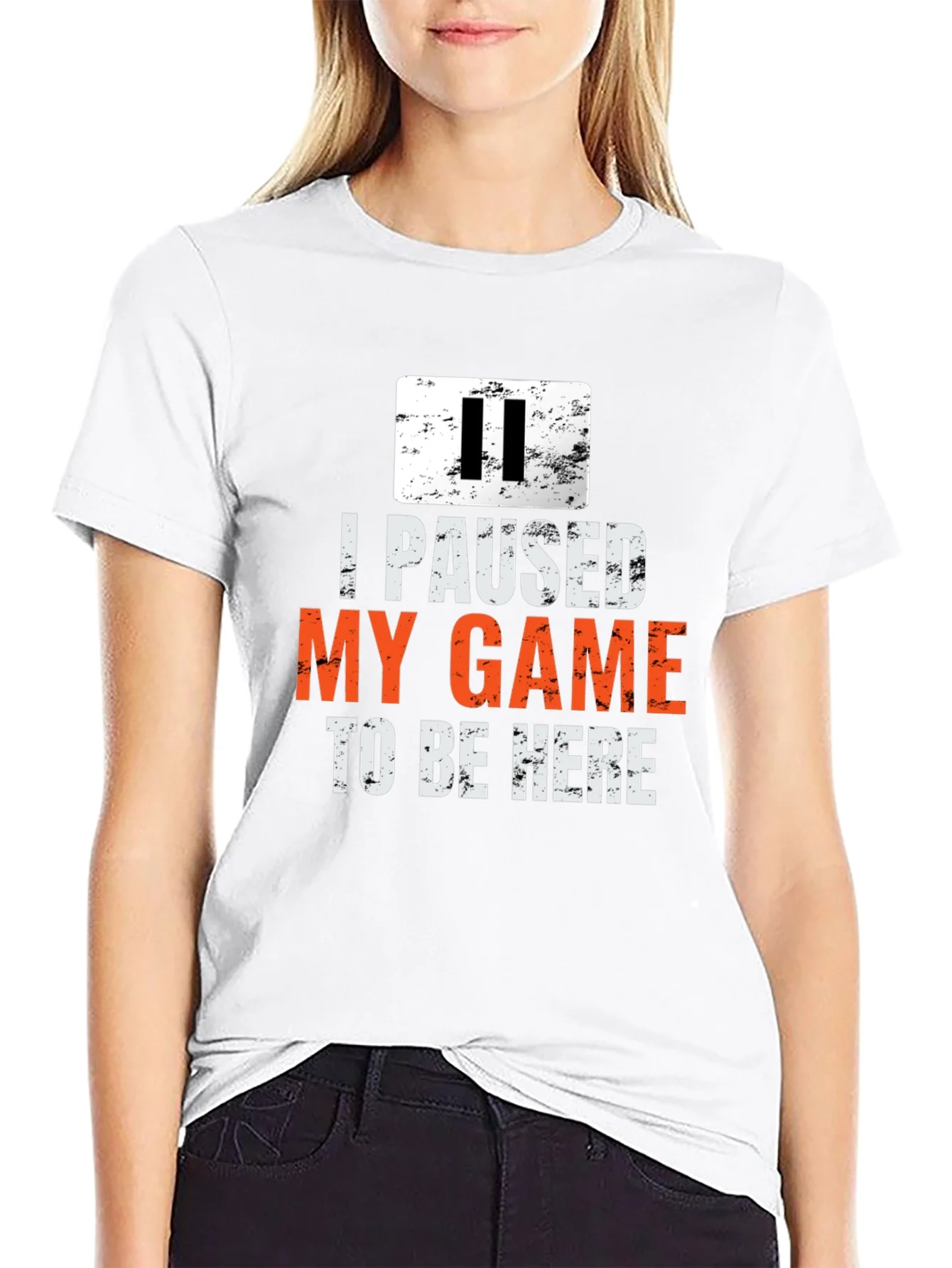 Camiseta Gamer - Paus¨¦ Mi Juego Para Estar Aqu¨ª