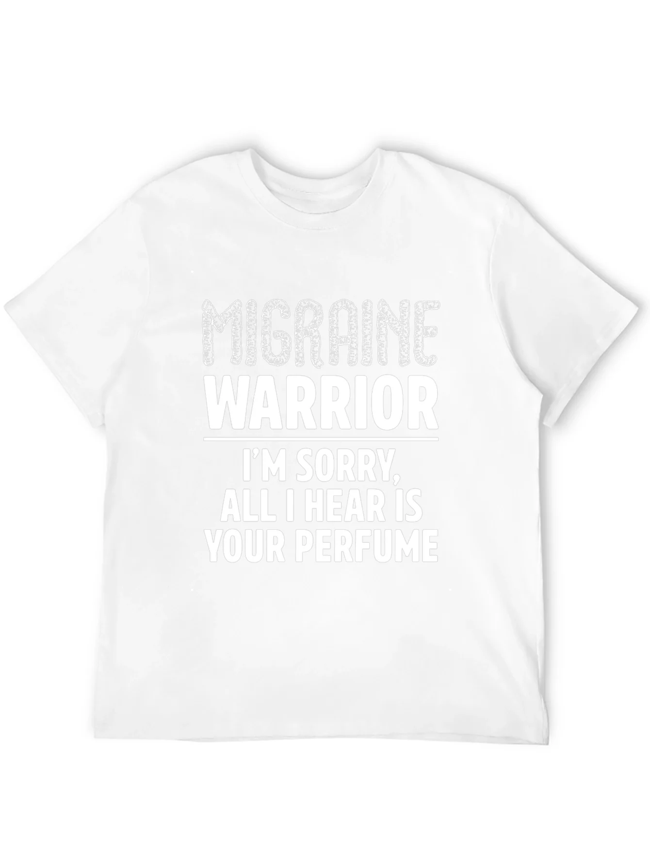 Camiseta Negra Migraine Warrior Perfume