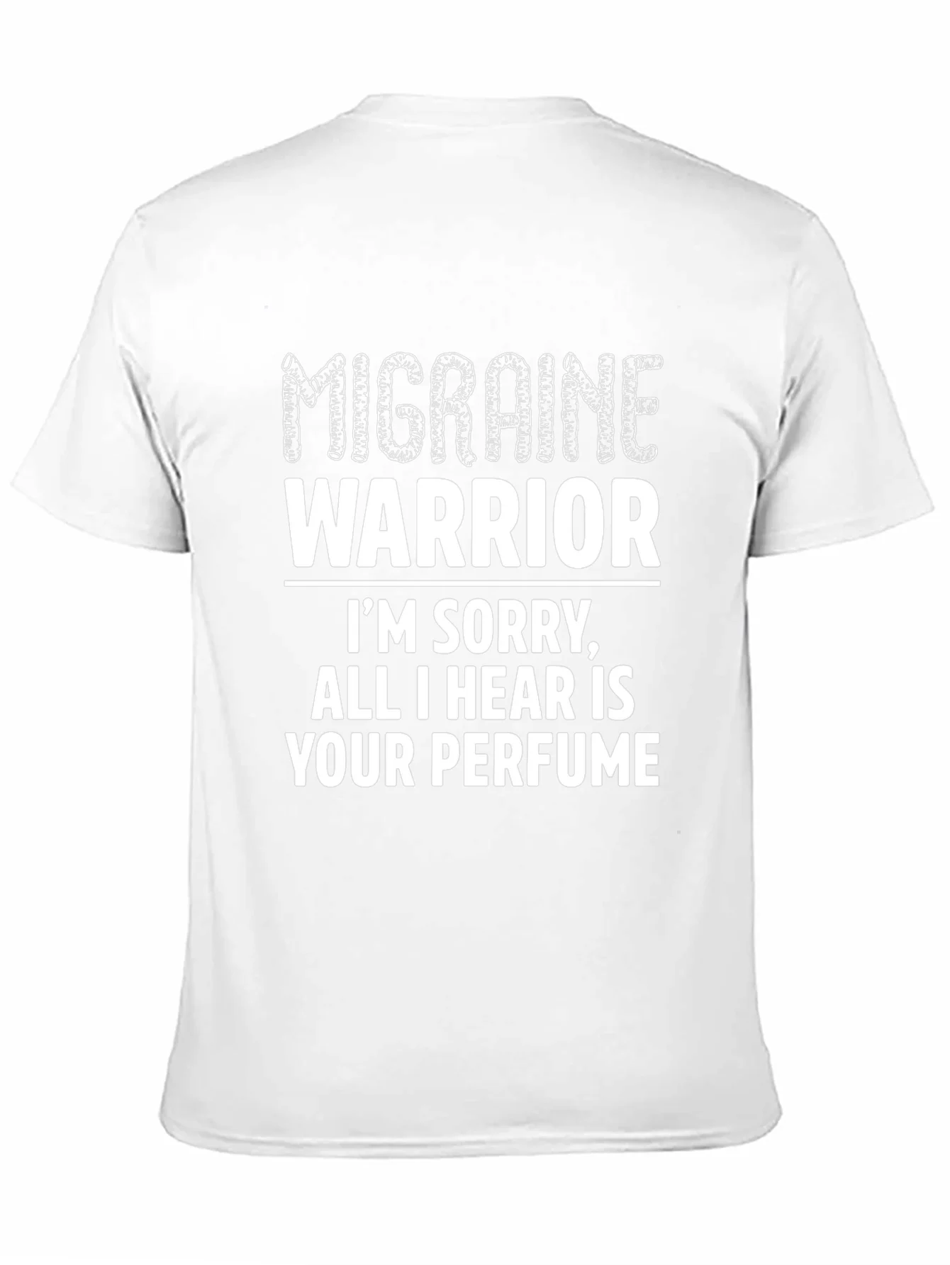 Camiseta Negra Migraine Warrior Perfume
