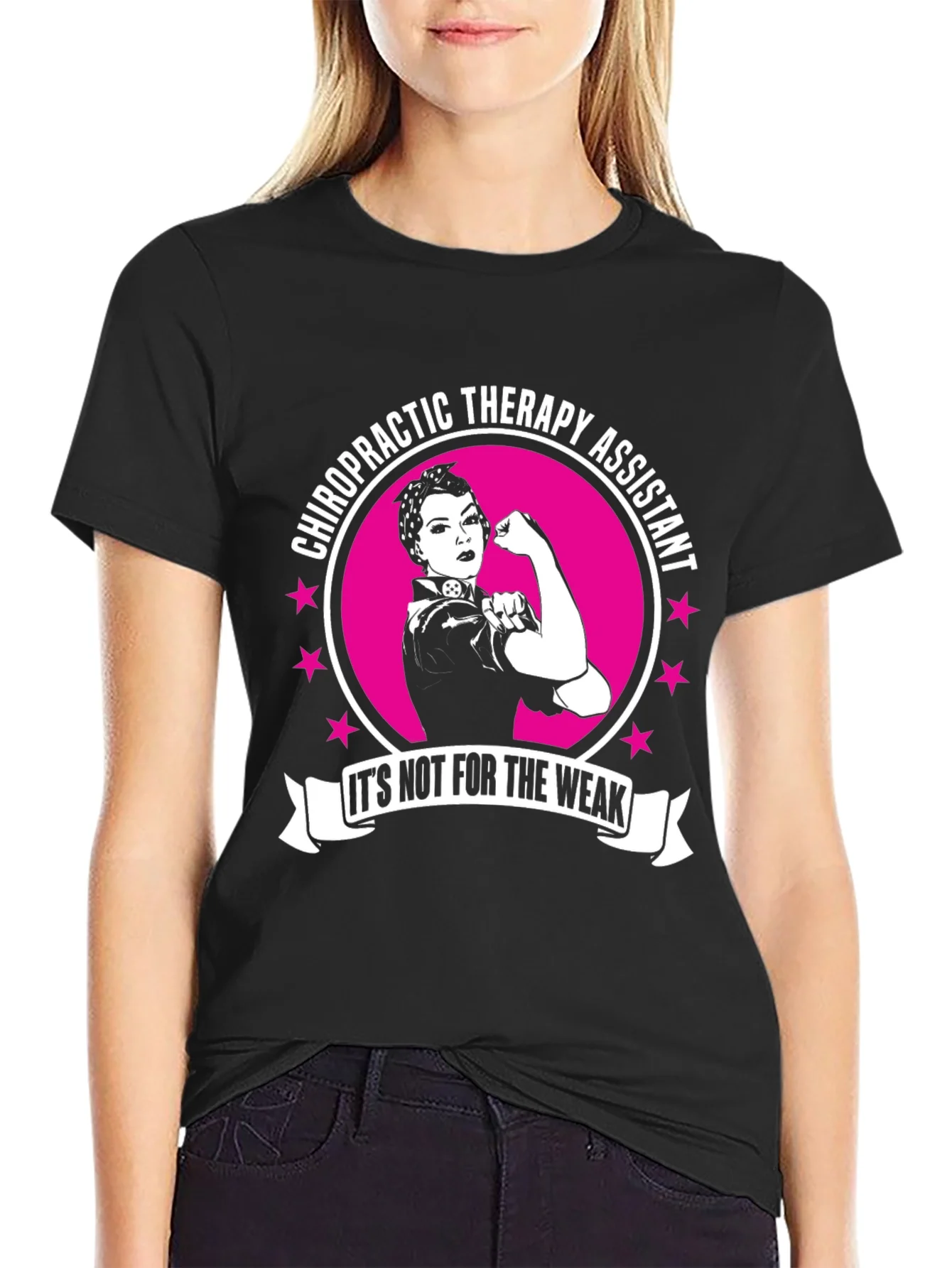 Camiseta Asistente Terapia Quiropr¨¢ctica - ?No Apta para D¨¦biles!