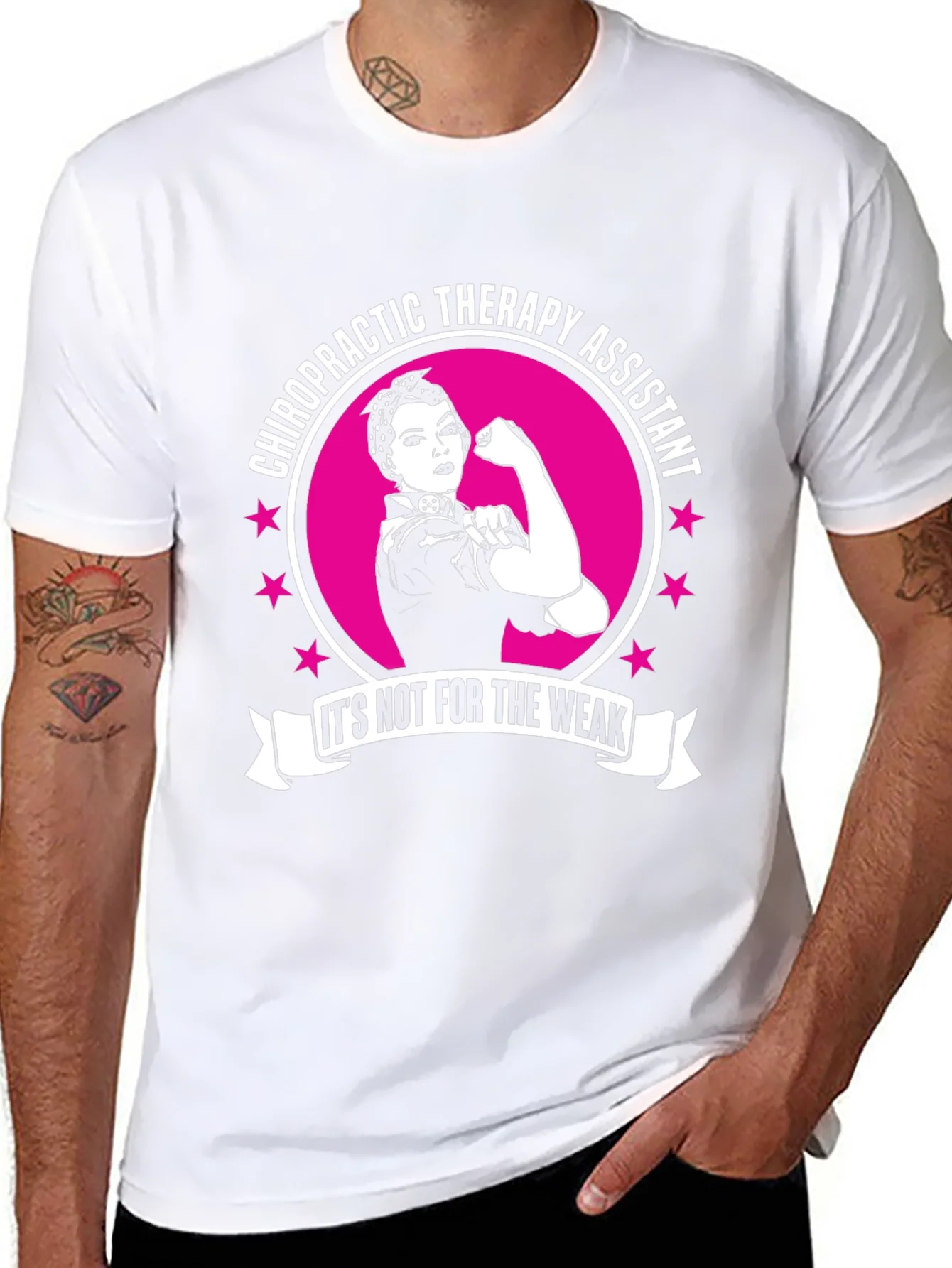 Camiseta Asistente Terapia Quiropr¨¢ctica - ?No Apta para D¨¦biles!