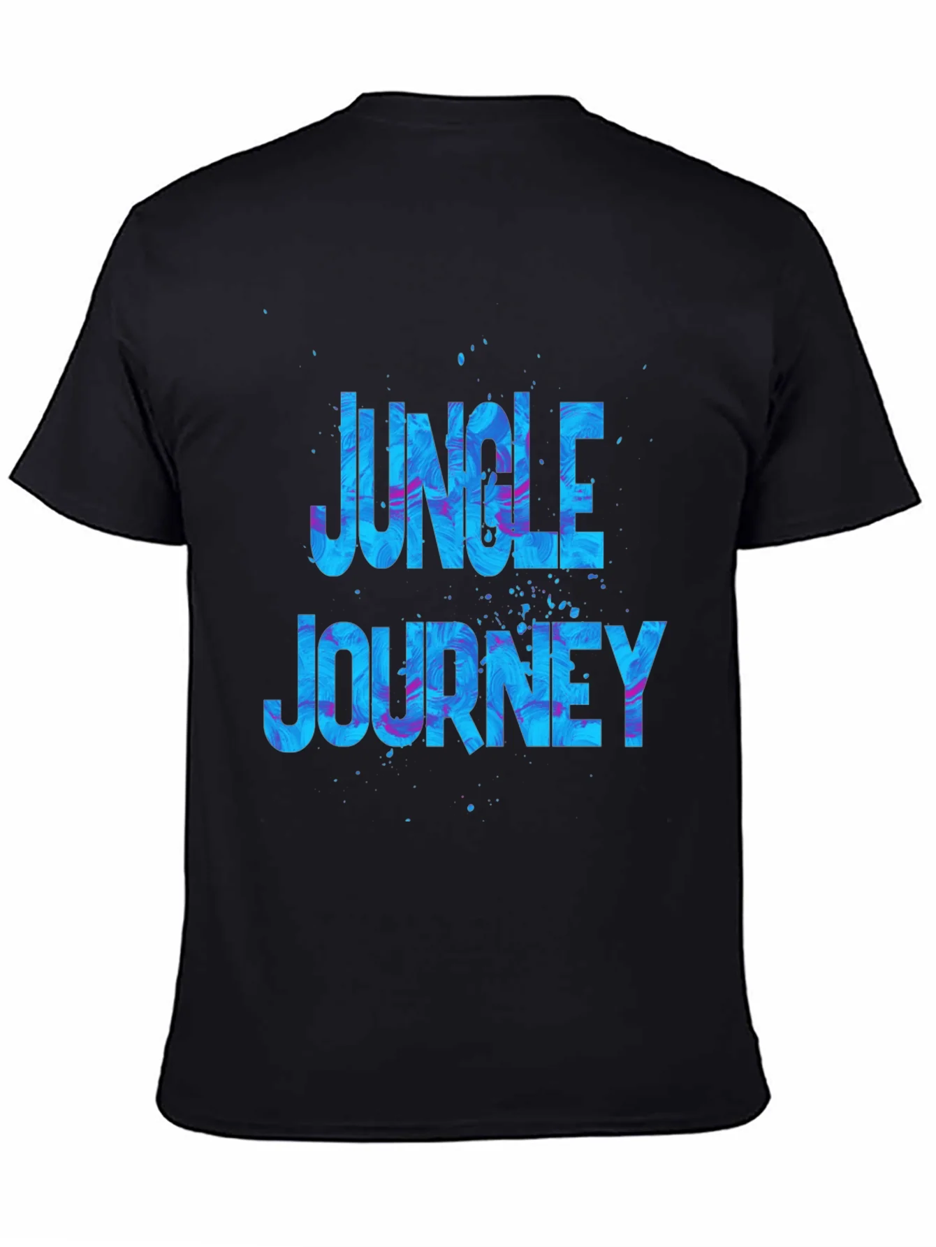 Rebbecca Jungle Journey Graphic Black T-Shirt