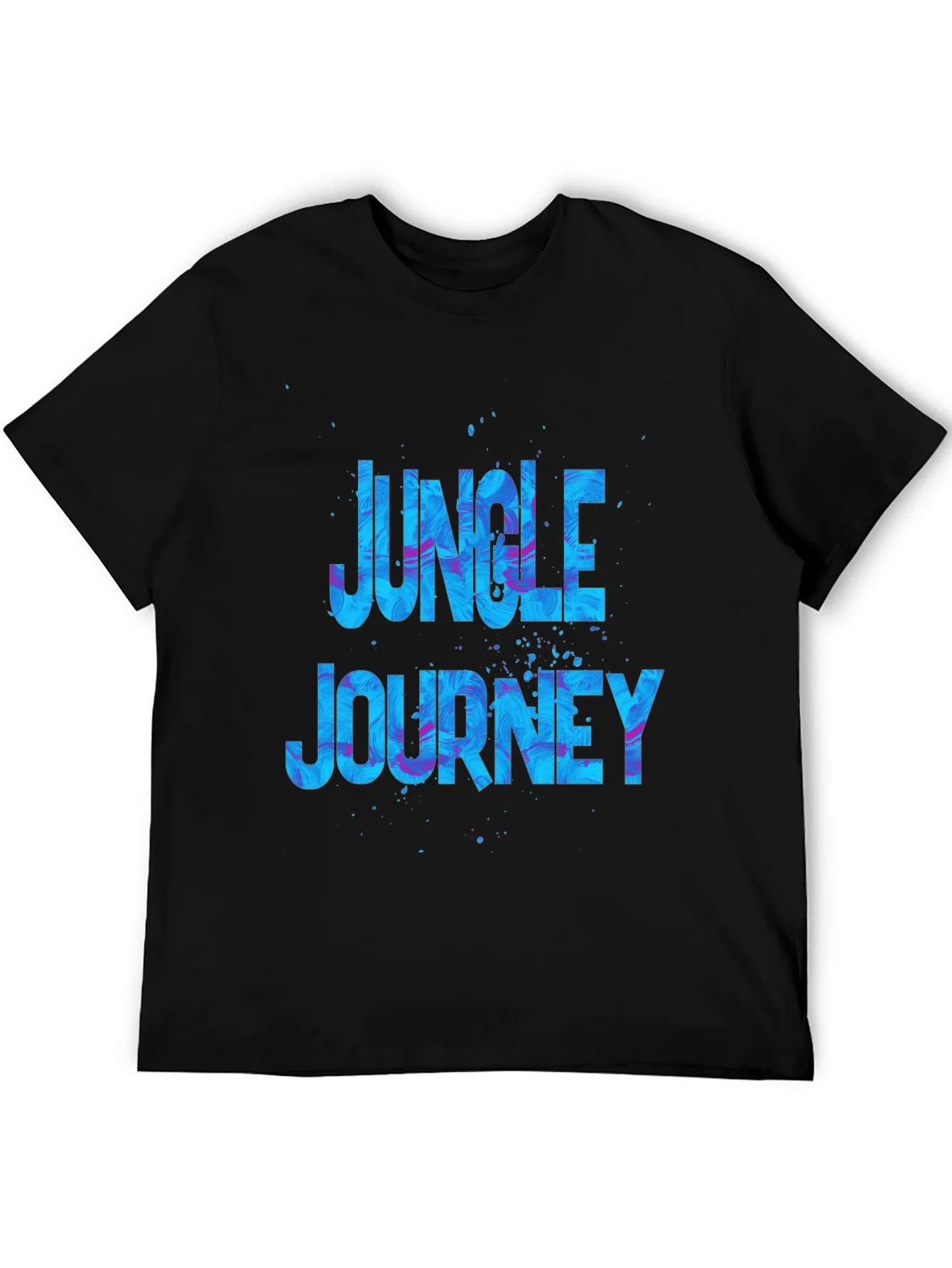Rebbecca Jungle Journey Graphic Black T-Shirt