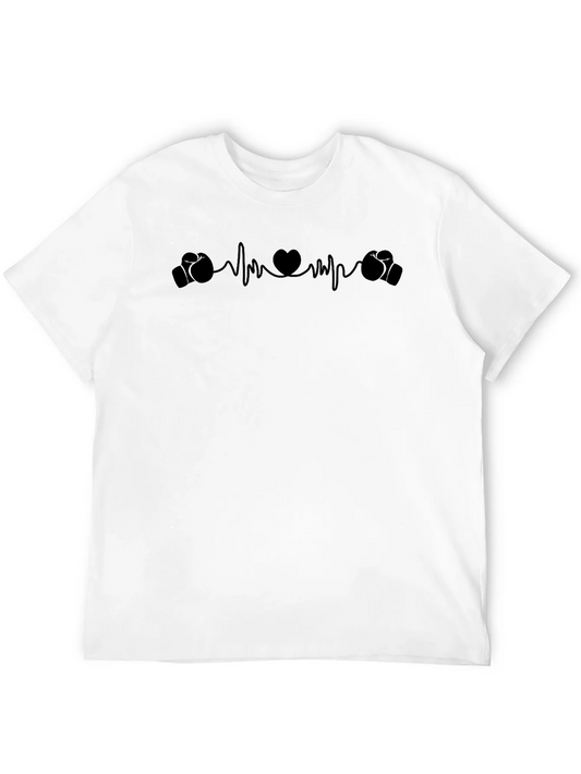 Rebbecca Boxing Heartbeat Graphic Tee -  Stylish & Unique