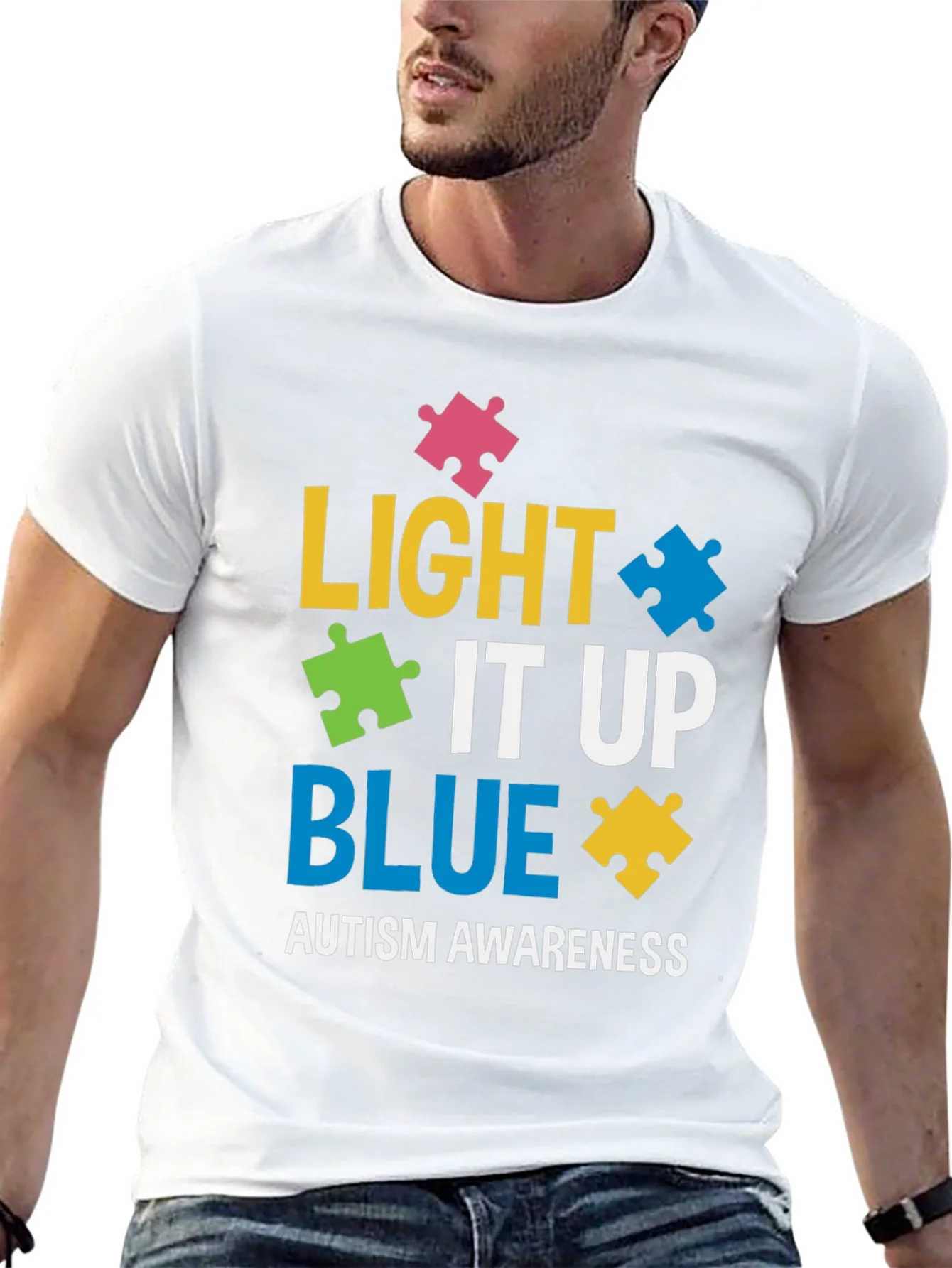 Camiseta Concienciaci¨®n Autismo - Luz Azul