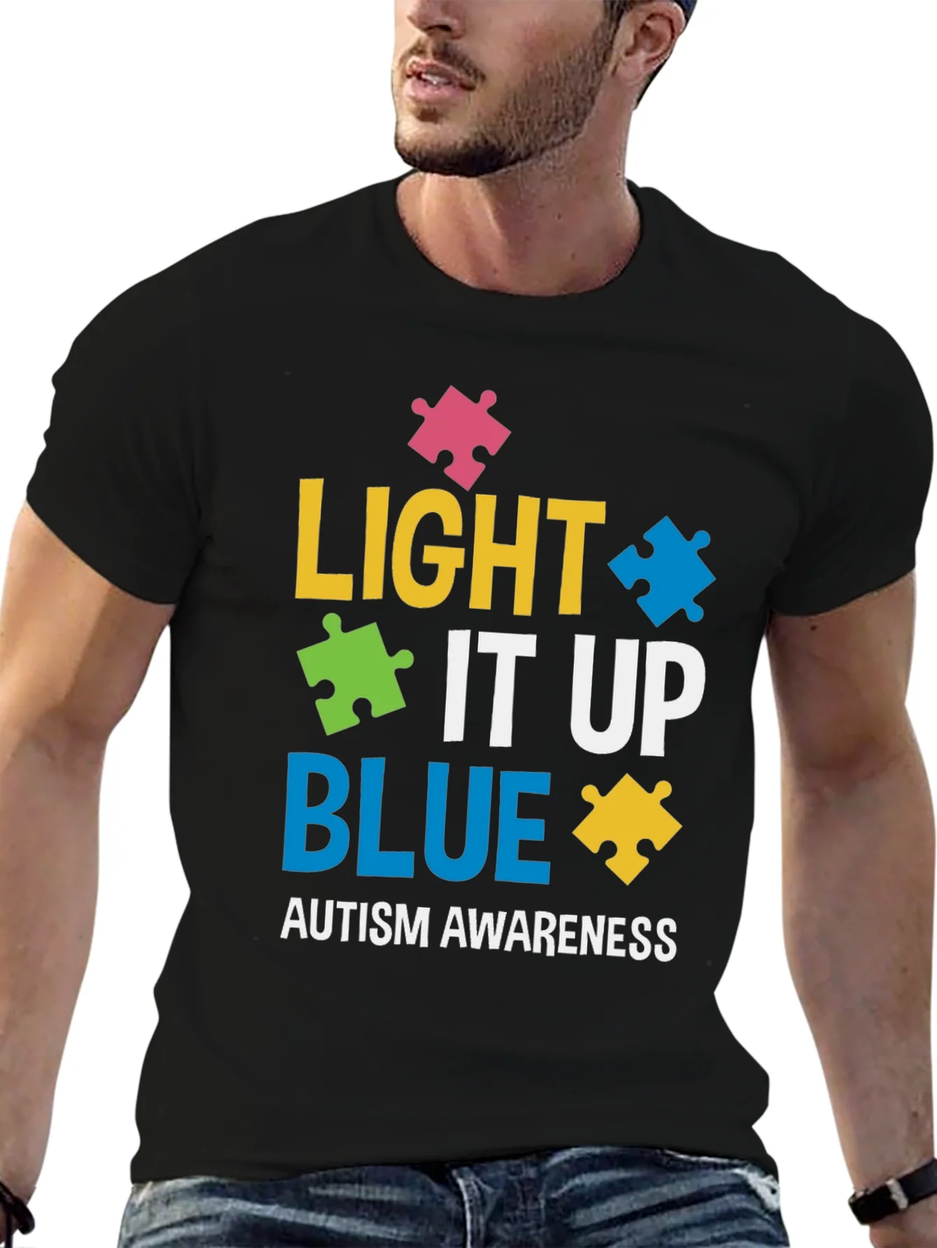 Camiseta Concienciaci¨®n Autismo - Luz Azul