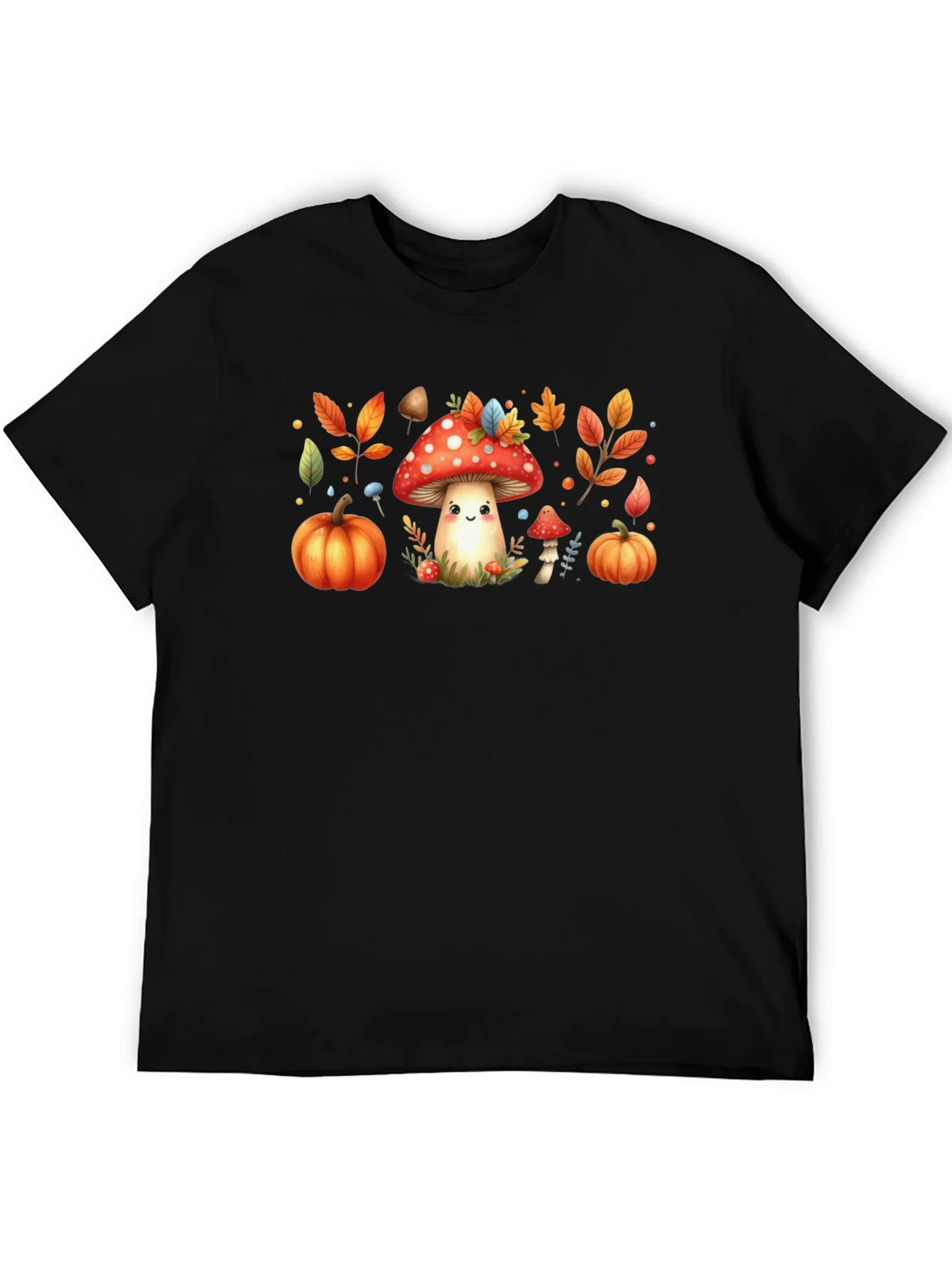 Rebbecca Fall Harvest Mushroom Graphic Tee