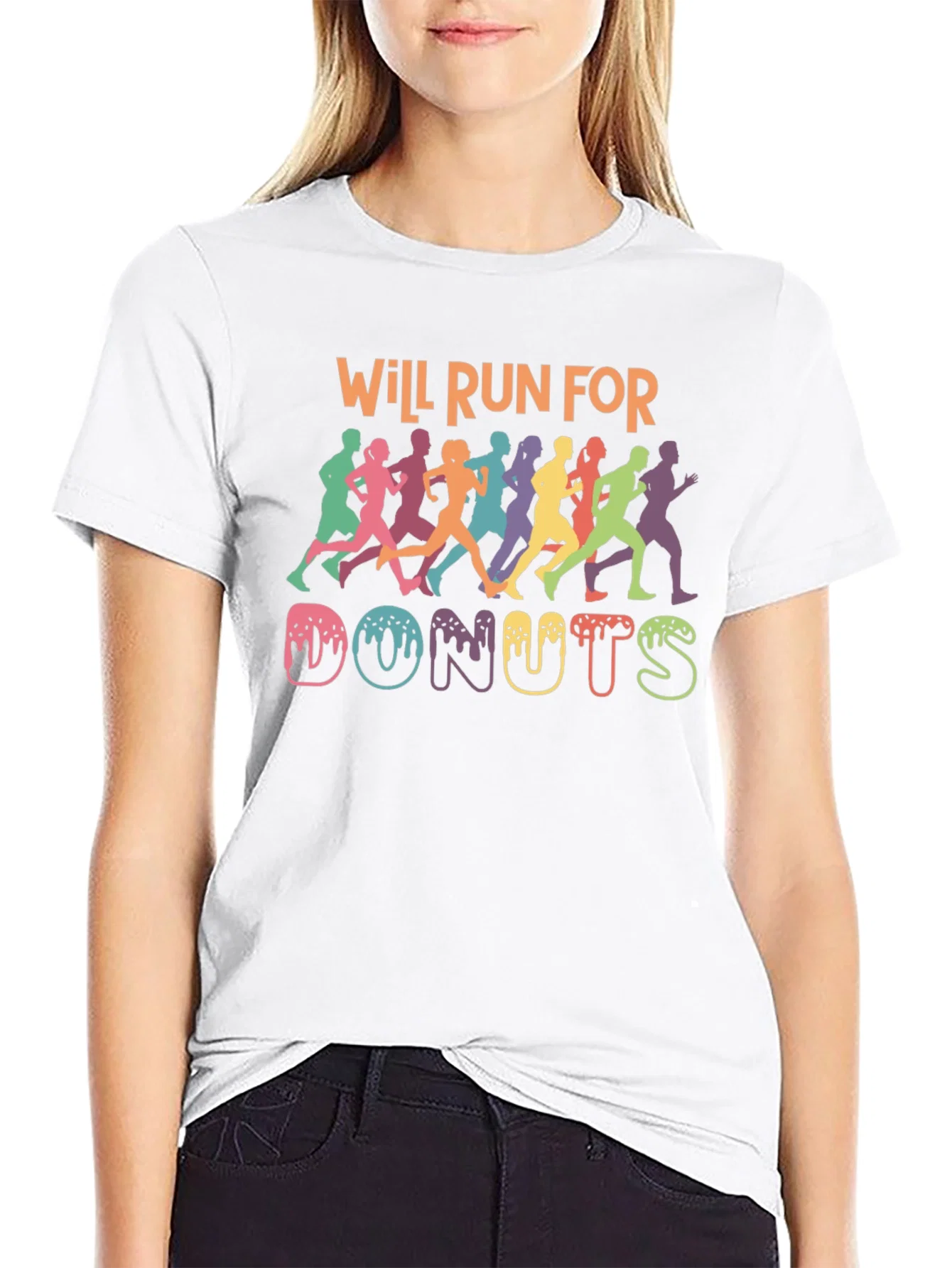 Rebbecca Will Run For Donuts Tee