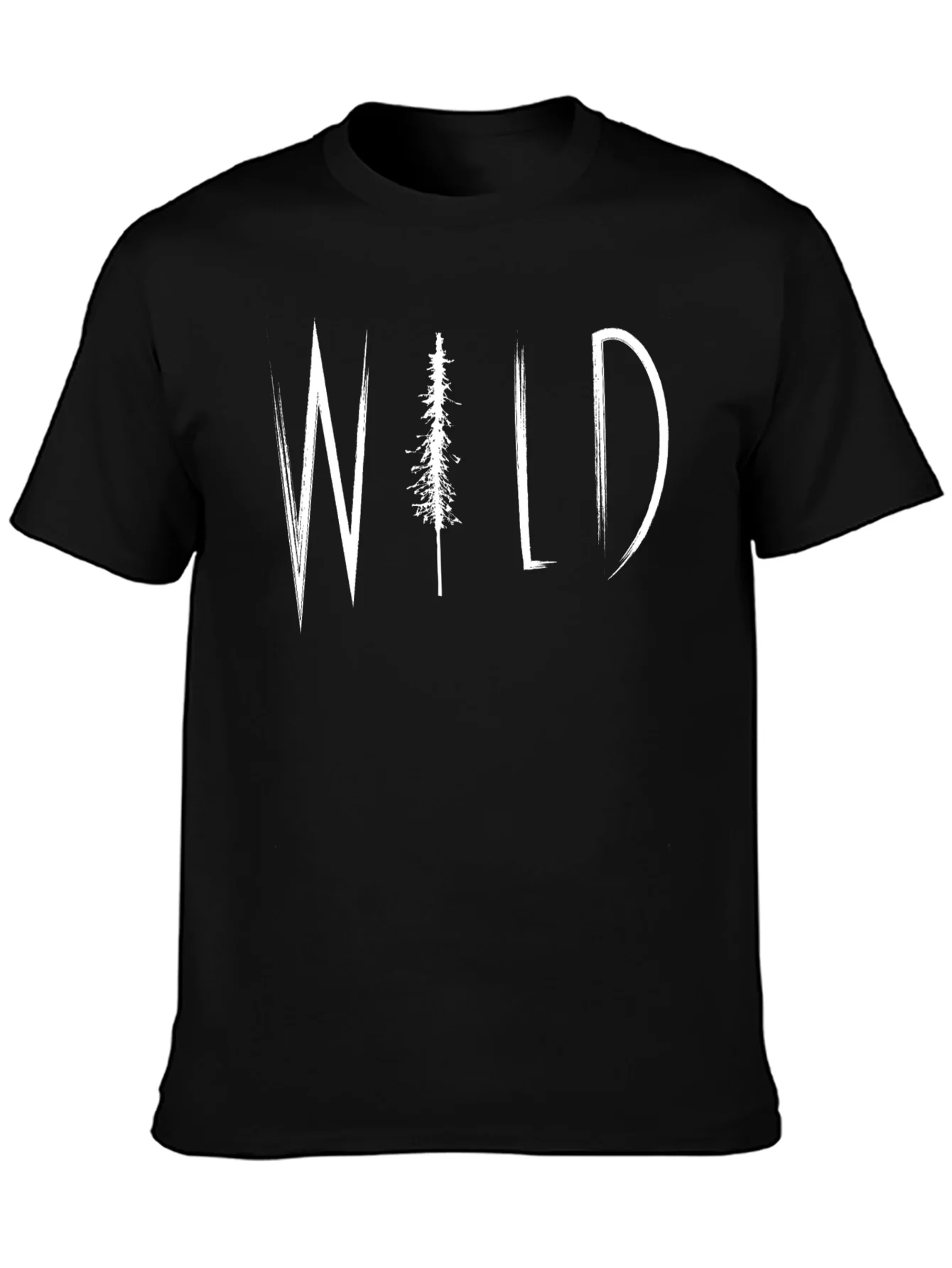 Rebbecca Wild Forest Graphic Tee - Black