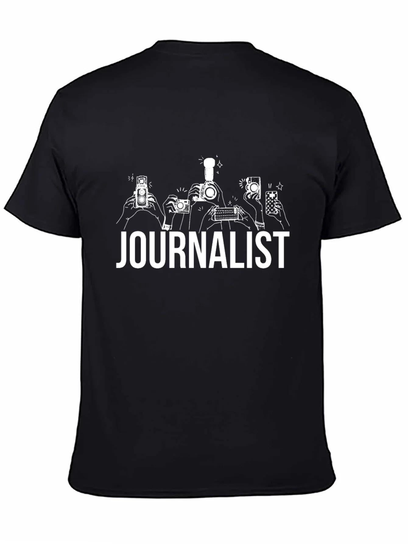 Rebbecca Journalist Graphic T-Shirt - Black