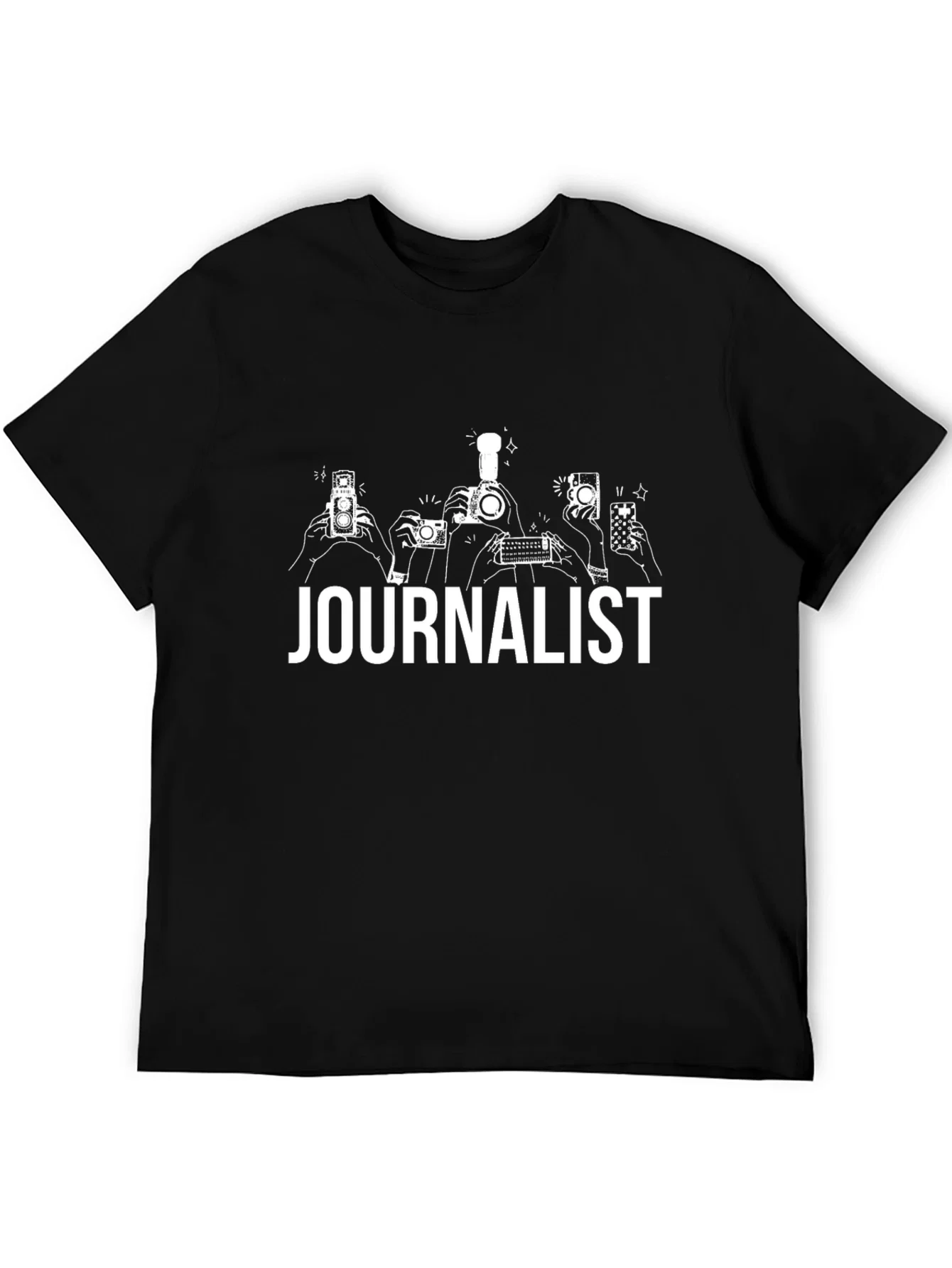 Rebbecca Journalist Graphic T-Shirt - Black