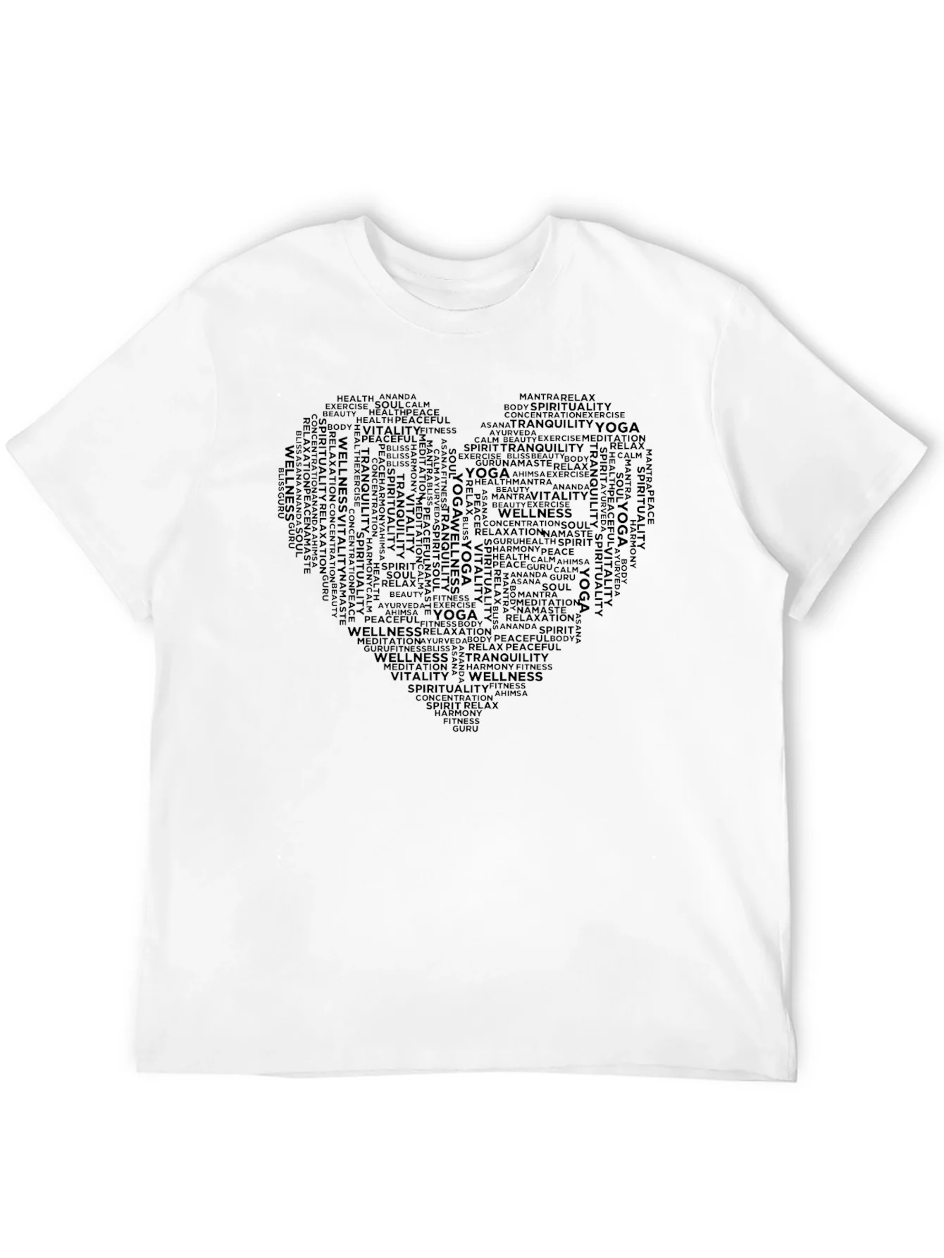 Rebbecca Yoga & Wellness Word Art T-Shirt