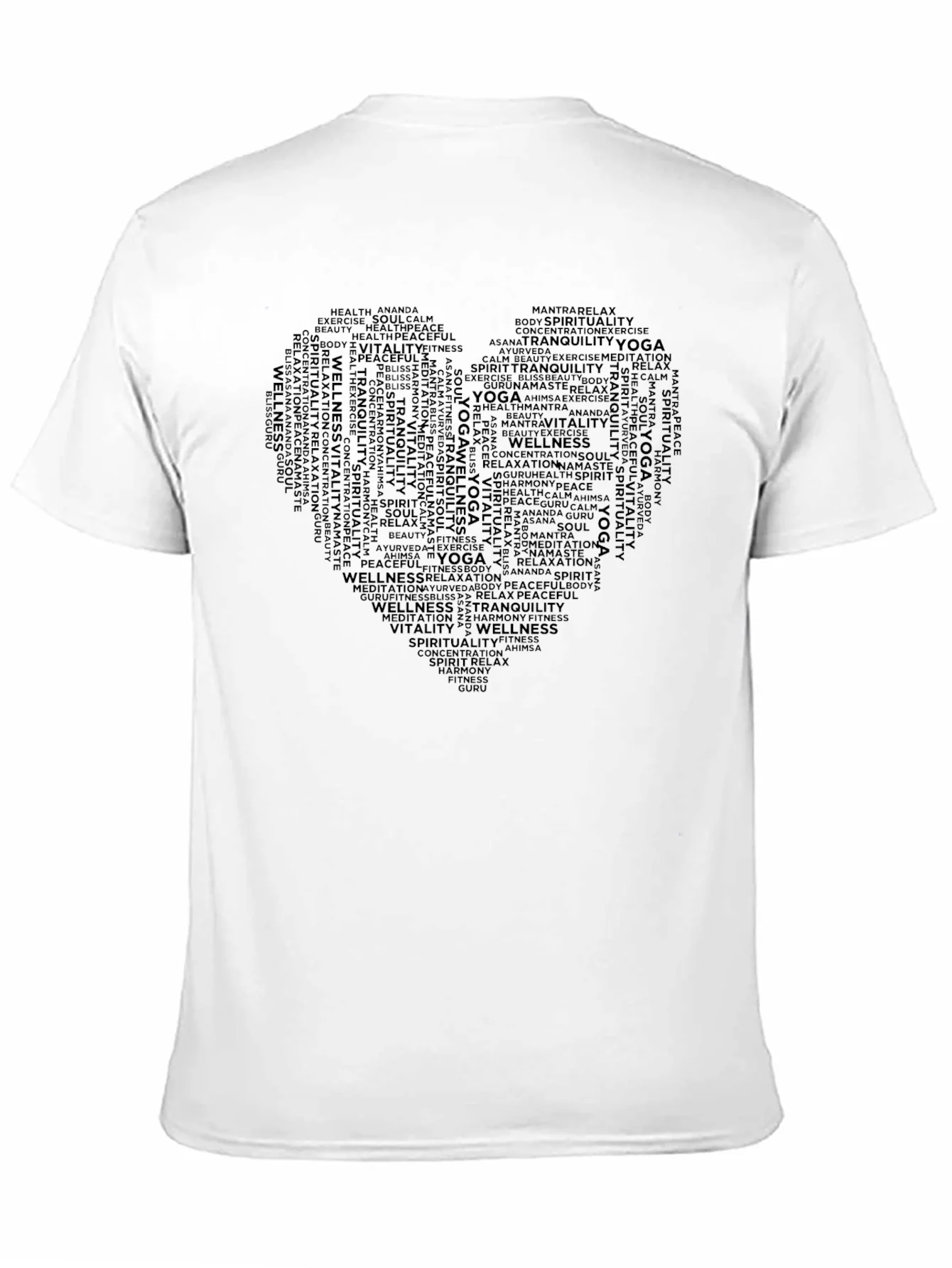 Rebbecca Yoga & Wellness Word Art T-Shirt