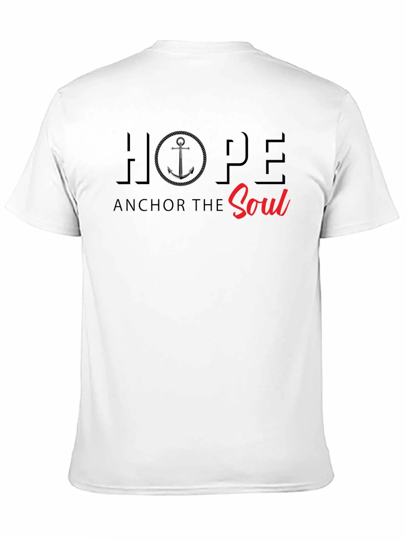 Camiseta Negra Hope Anchor the Soul