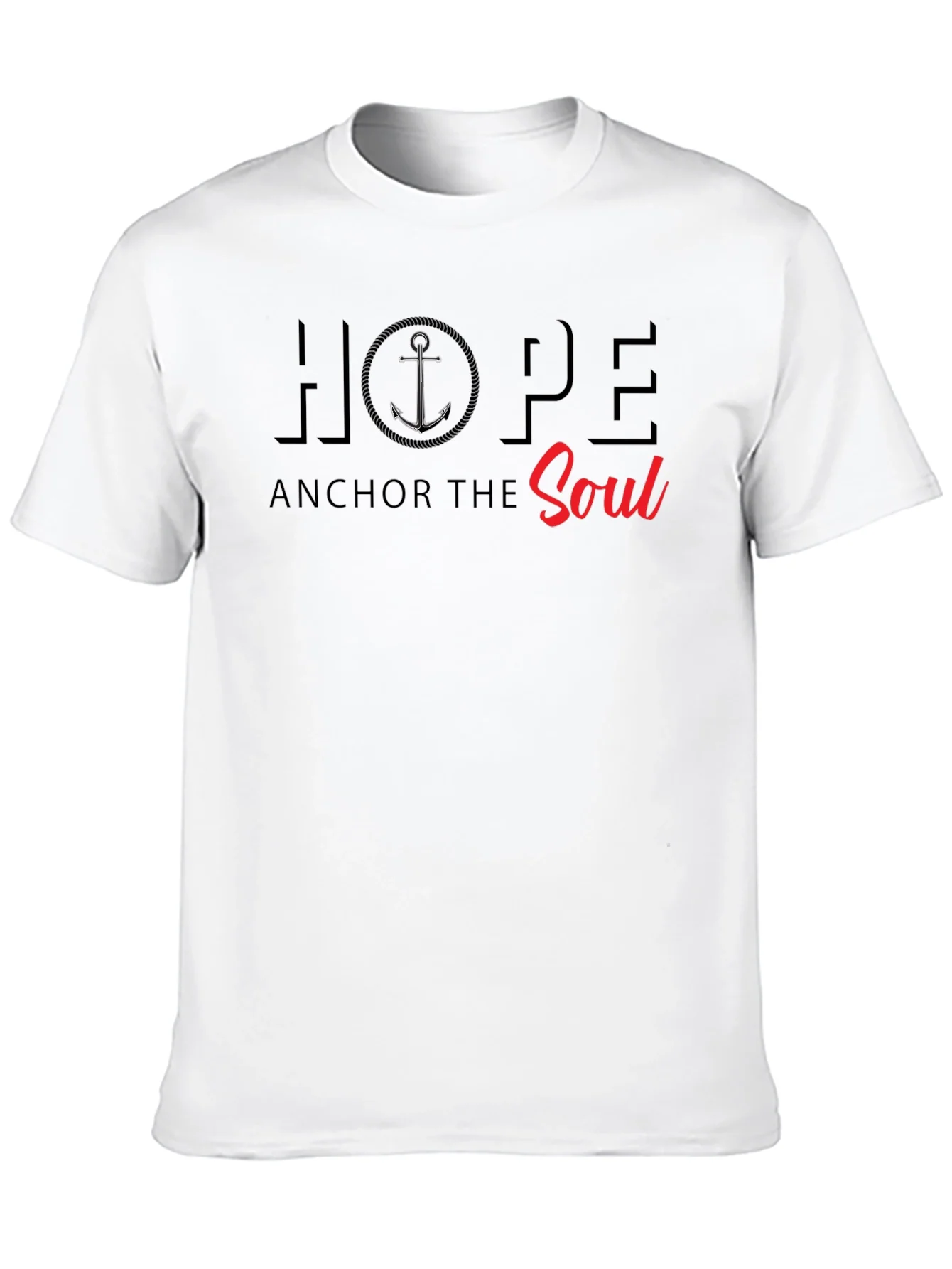 Camiseta Negra Hope Anchor the Soul