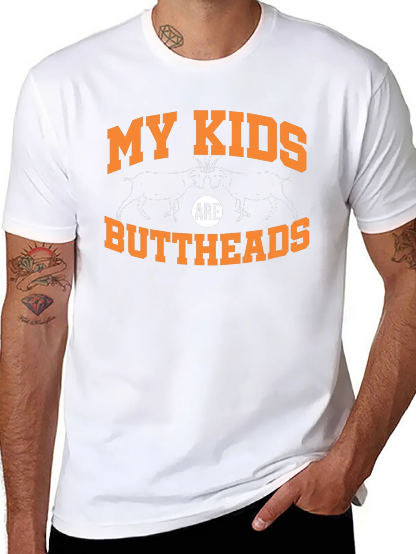 Rebbecca My Kids Are Buttheads Graphic Tee