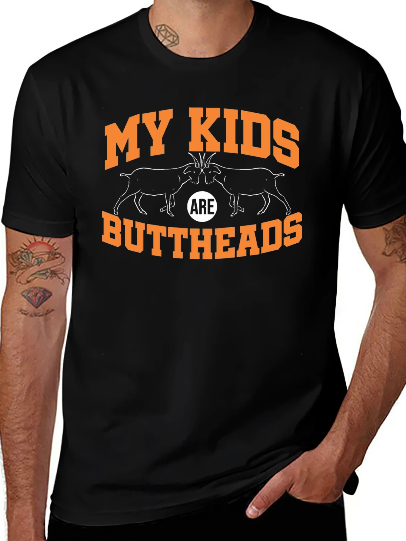 Rebbecca My Kids Are Buttheads Graphic Tee
