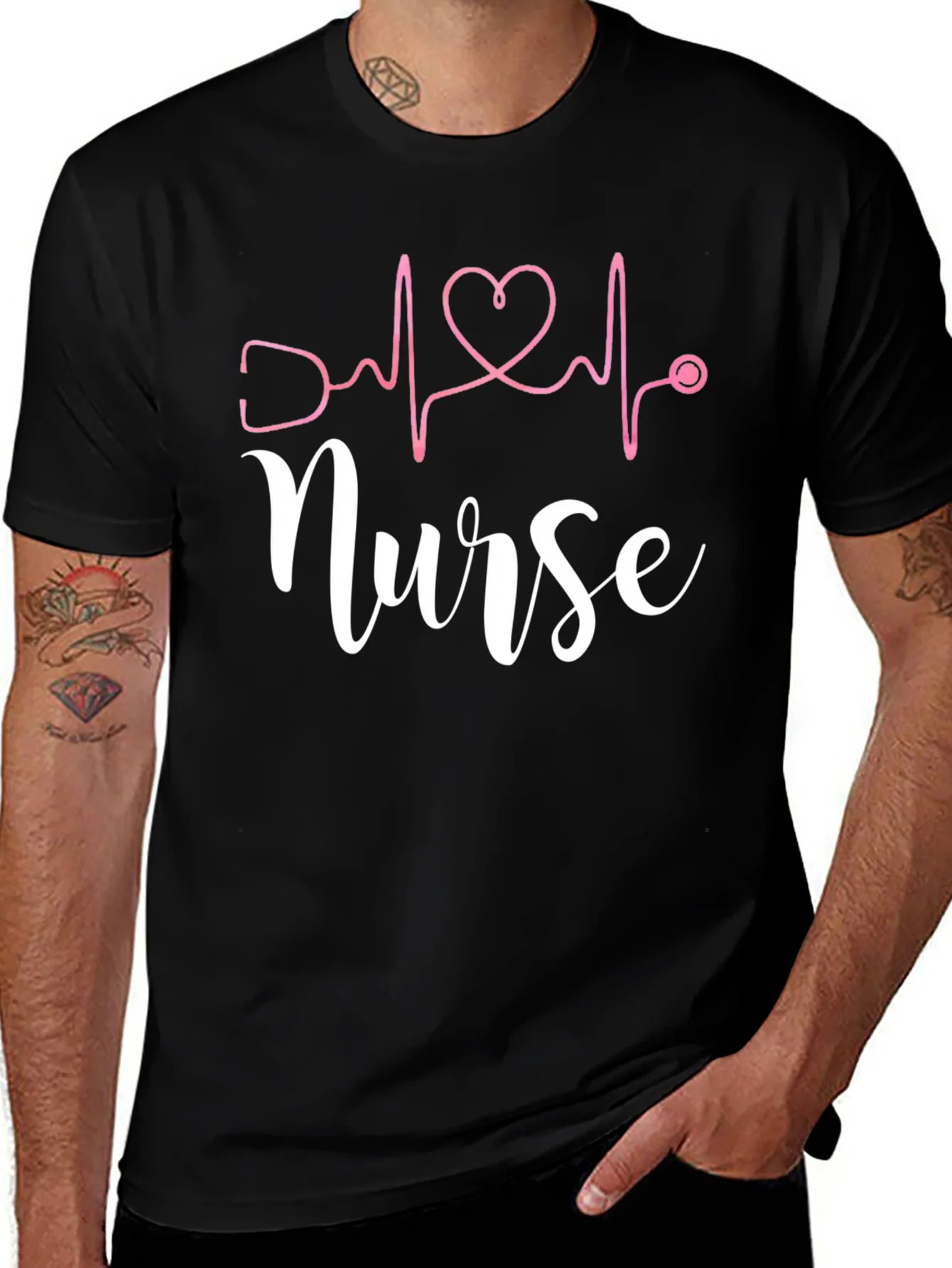Rebbecca Nurse Heartbeat Stethoscope T-Shirt