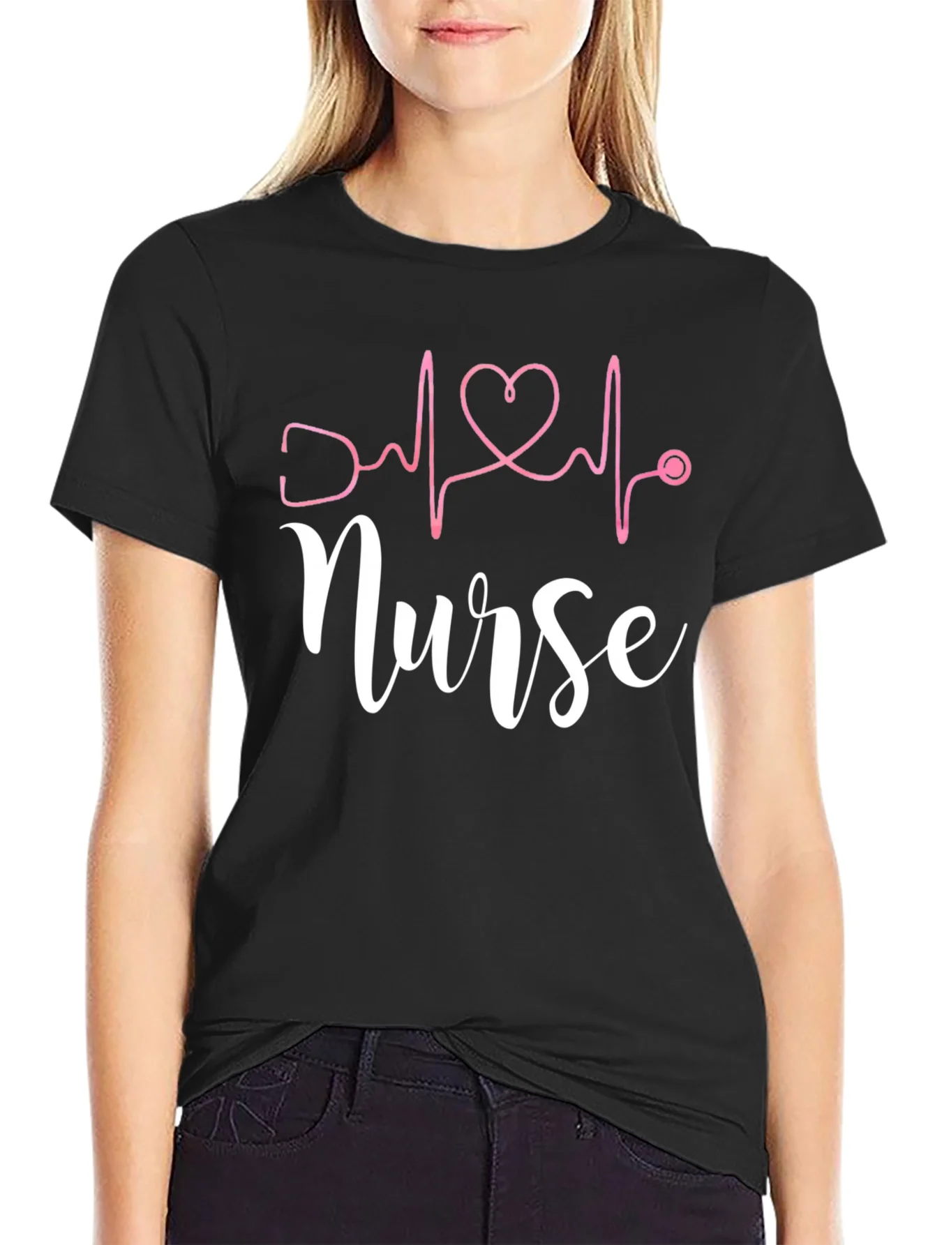 Rebbecca Nurse Heartbeat Stethoscope T-Shirt