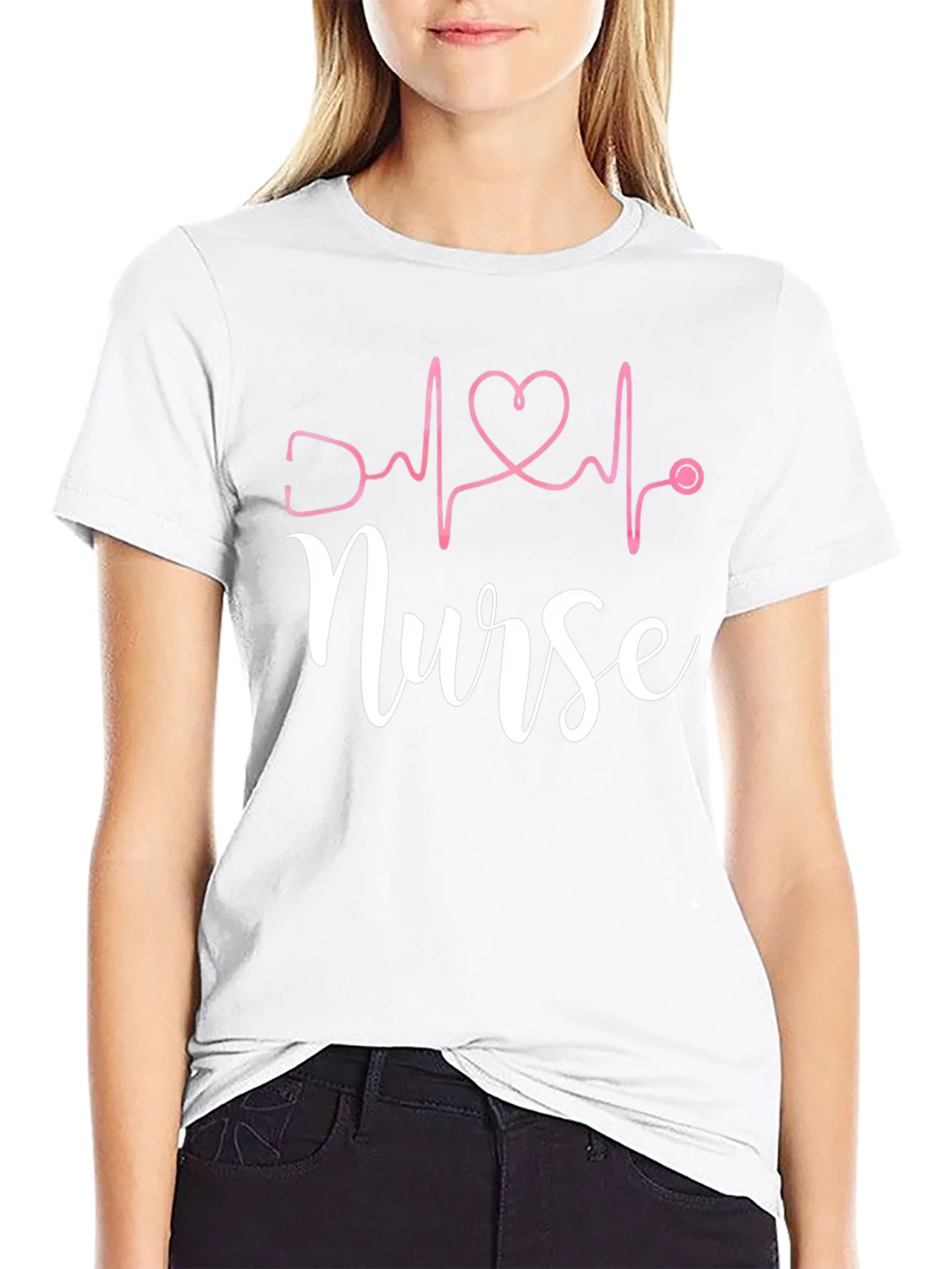Rebbecca Nurse Heartbeat Stethoscope T-Shirt