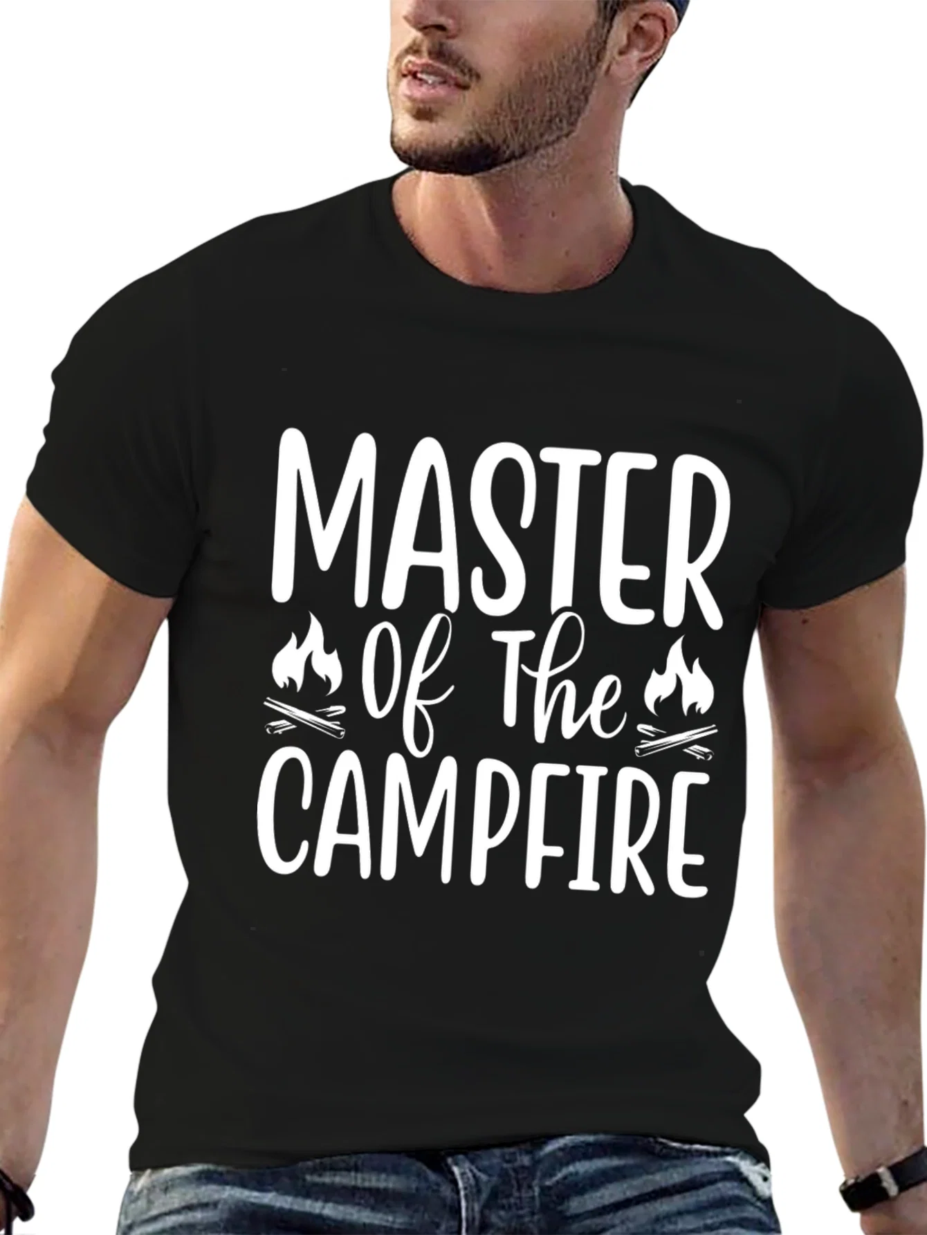 Rebbecca Master of the Campfire Graphic Tee - Black
